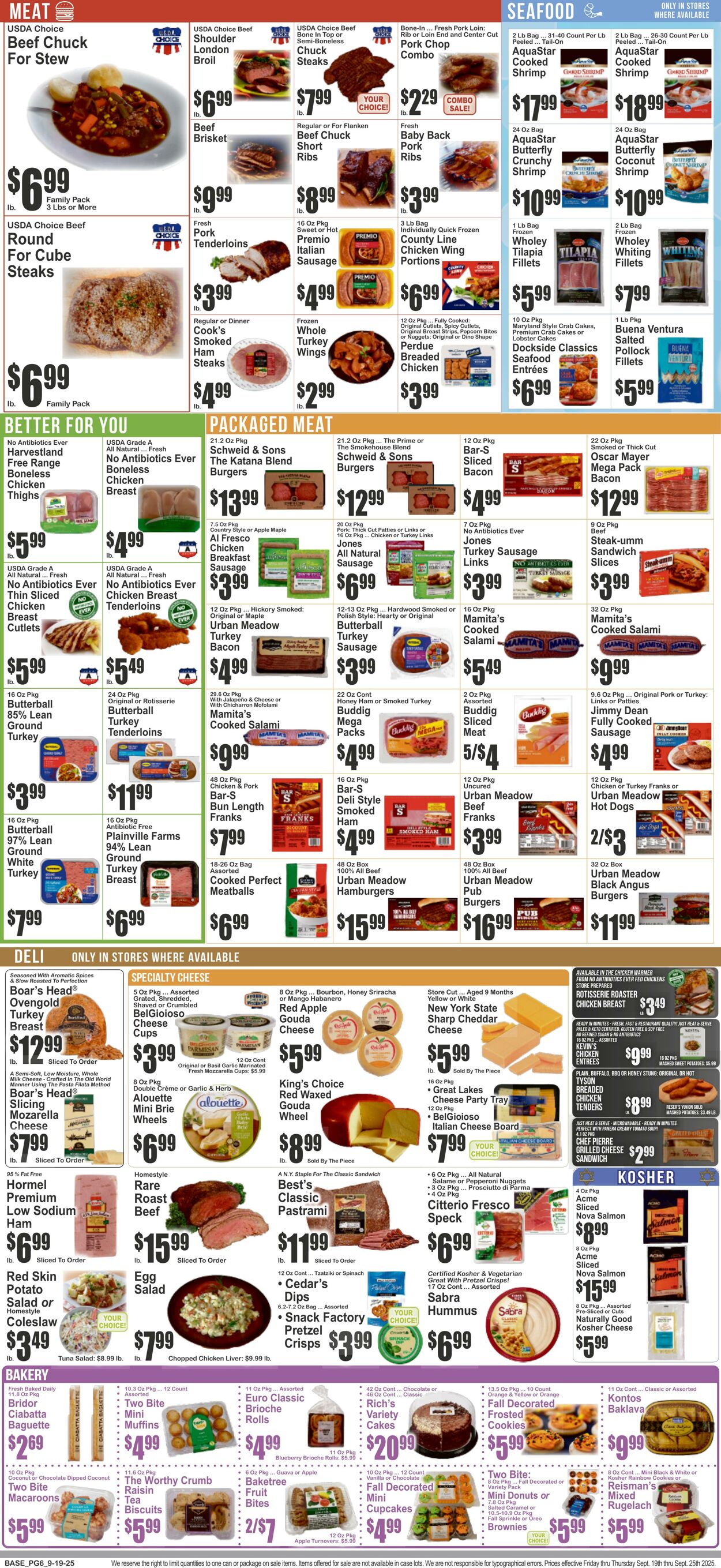 Weekly ad Key Food 09/19/2025 - 09/25/2025