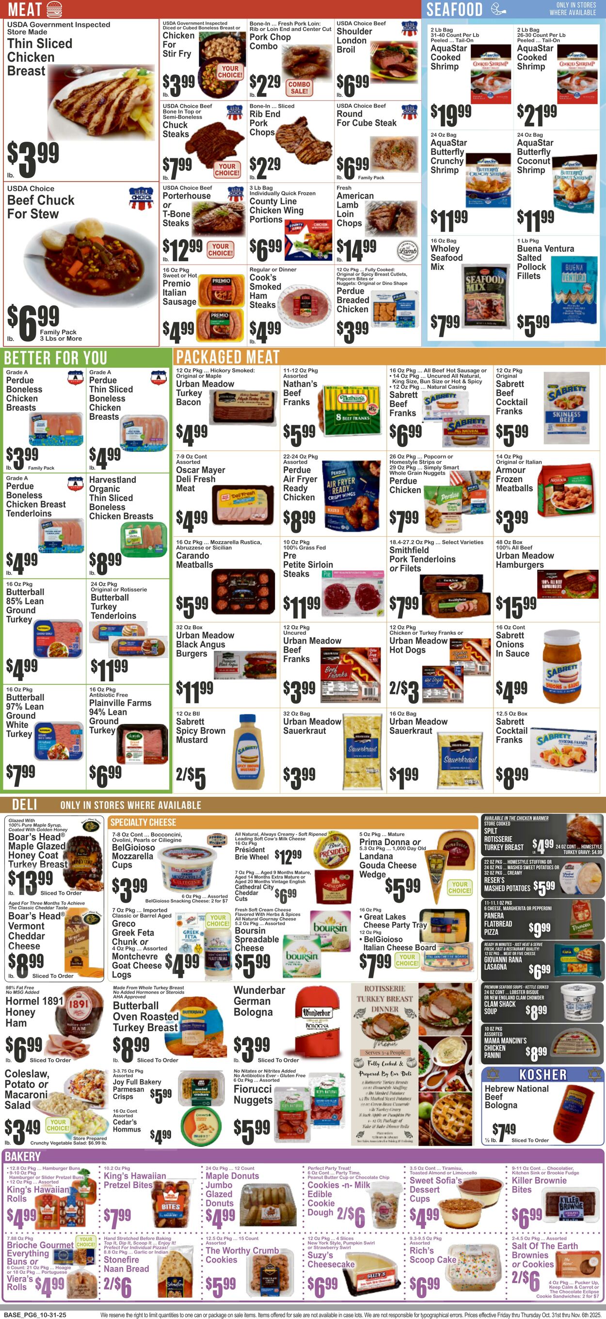 Weekly ad Key Food 10/31/2025 - 11/06/2025