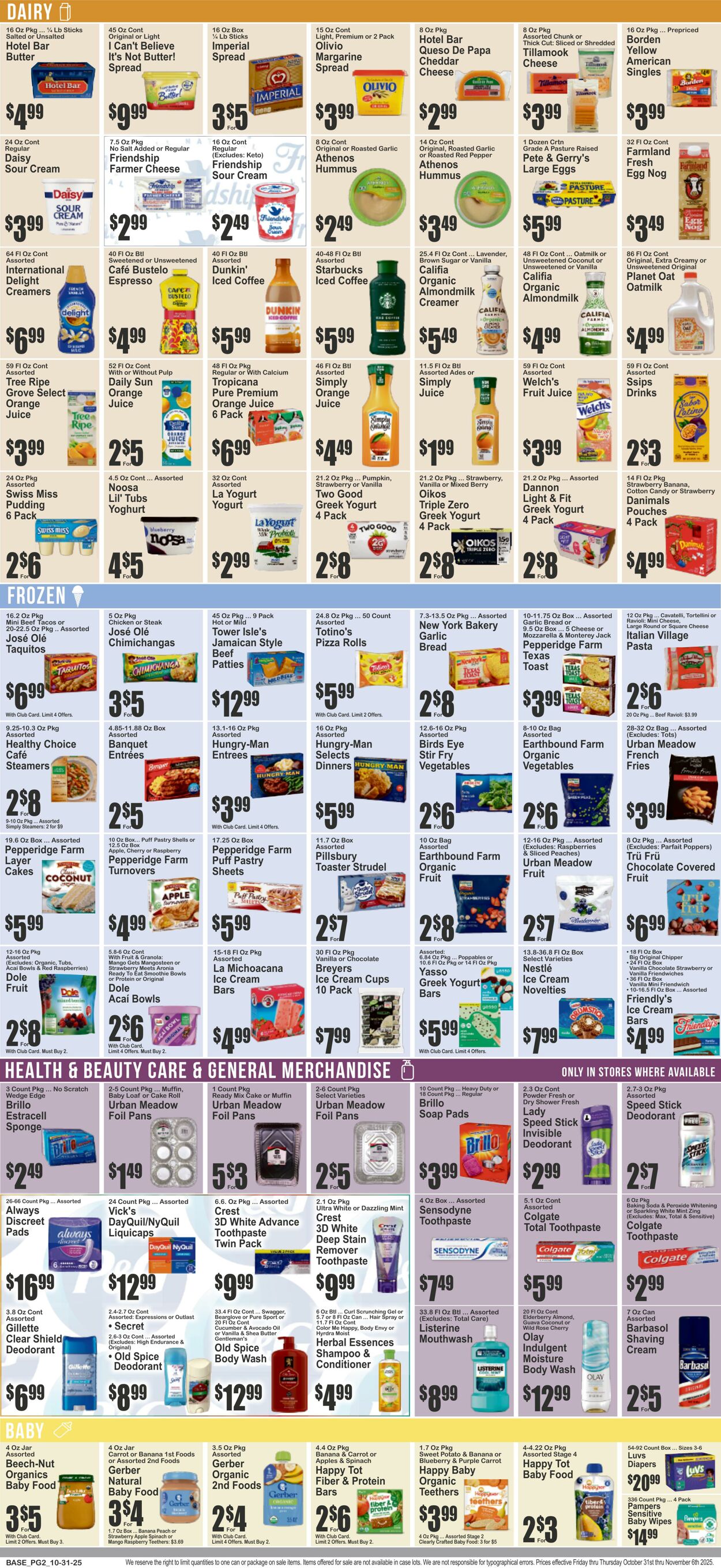 Weekly ad Key Food 10/31/2025 - 11/06/2025