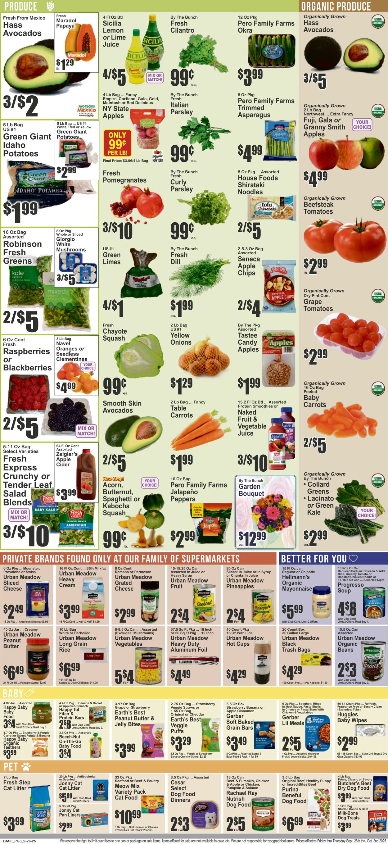 Weekly ad Key Food 09/26/2025 - 10/02/2025