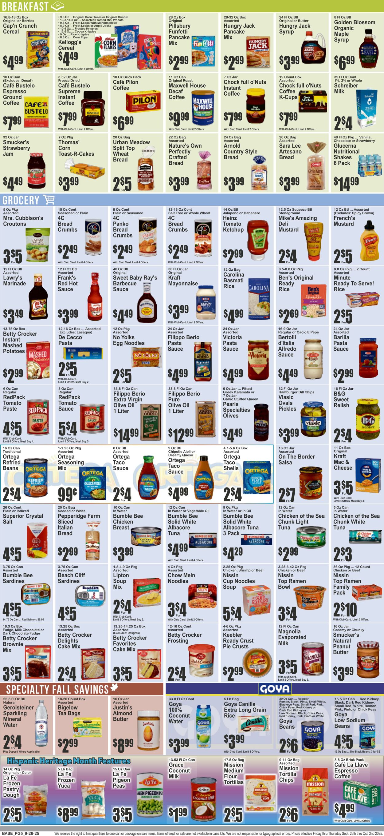 Weekly ad Key Food 10/03/2025 - 10/09/2025