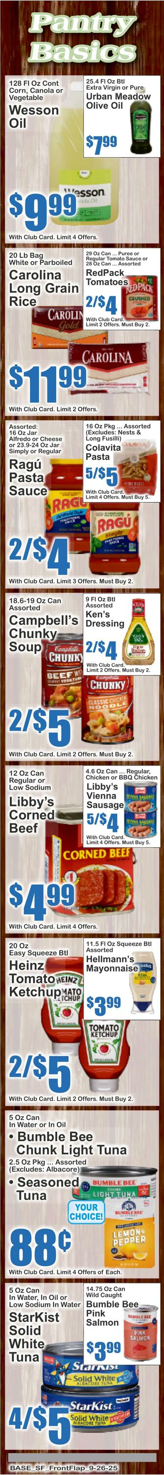 Weekly ad Key Food 10/03/2025 - 10/09/2025