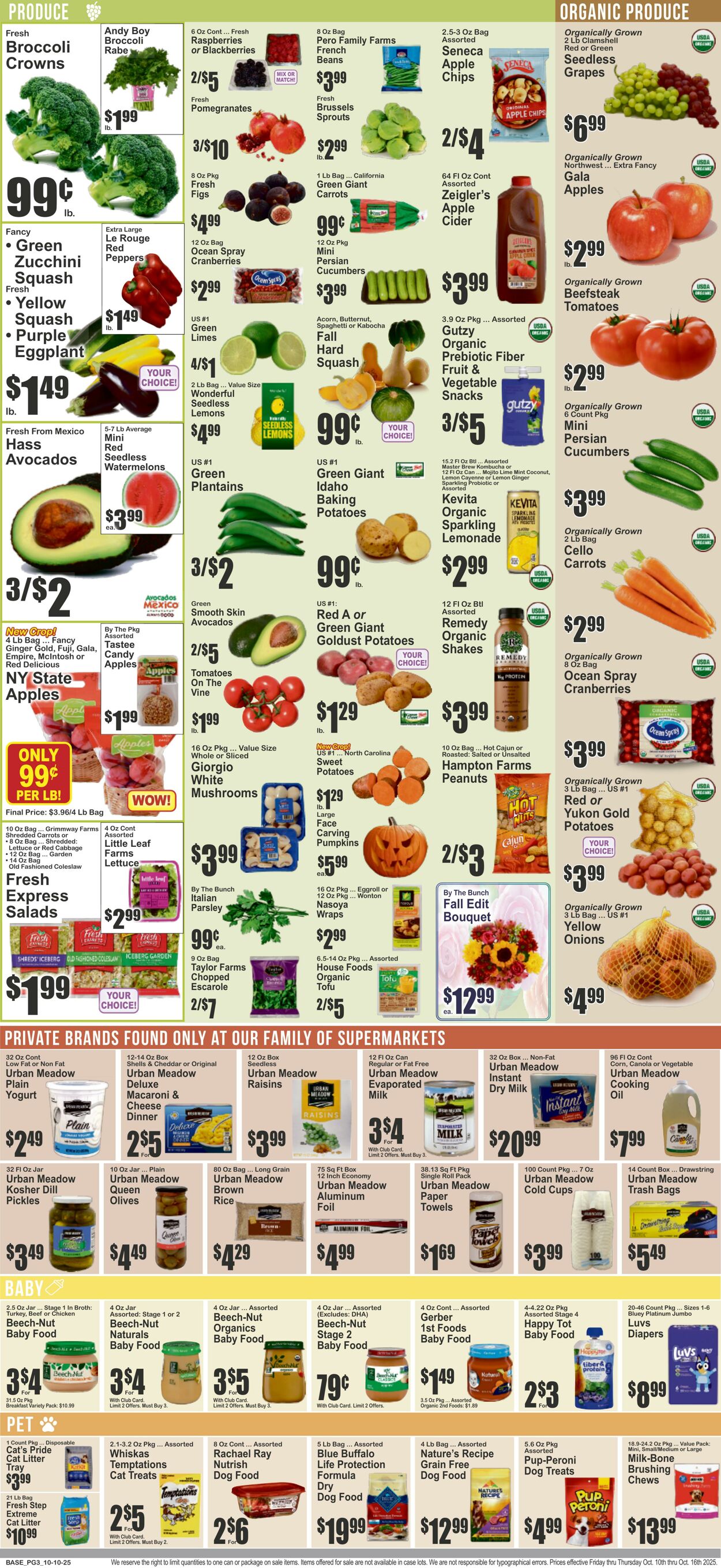 Weekly ad Key Food 10/10/2025 - 10/16/2025