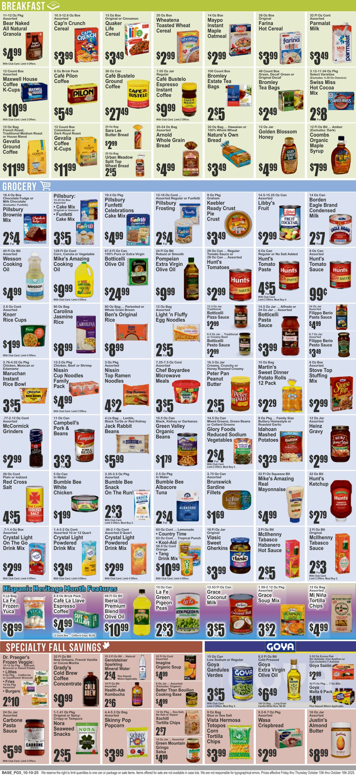 Weekly ad Key Food 10/10/2025 - 10/16/2025