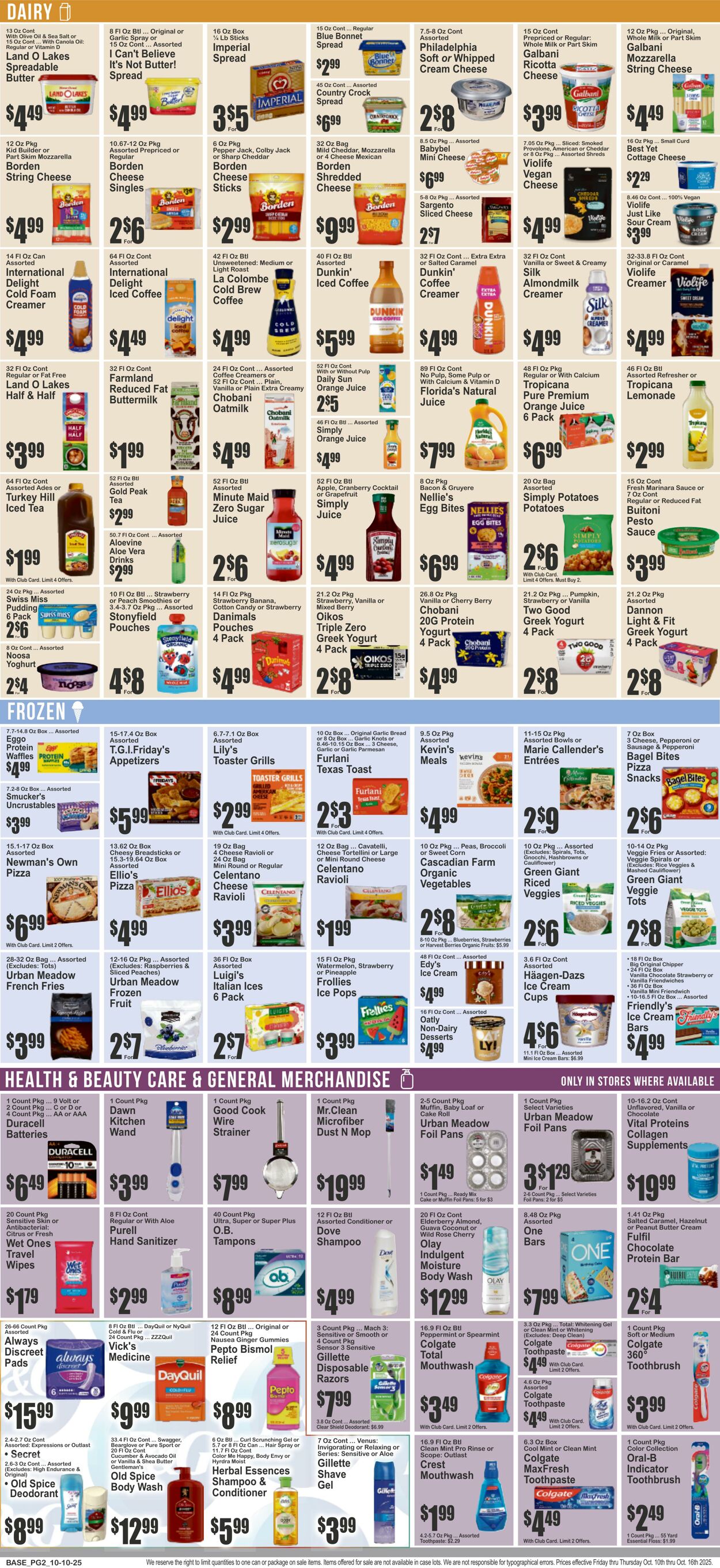 Weekly ad Key Food 10/10/2025 - 10/16/2025