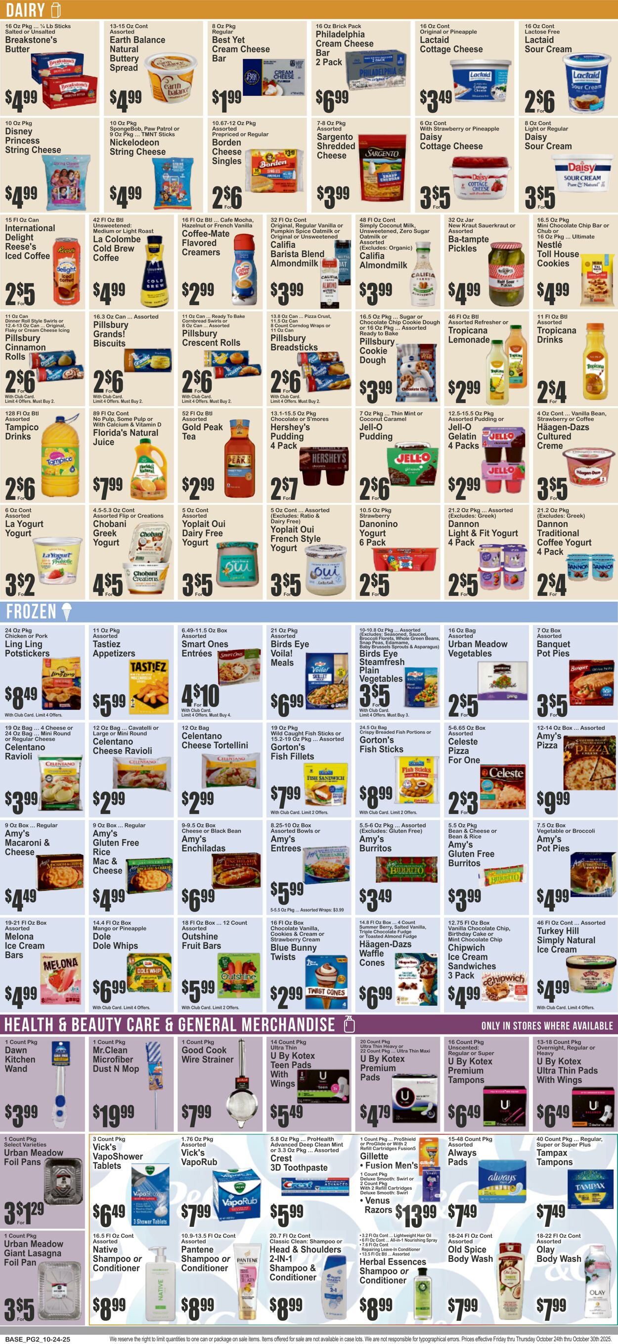 Weekly ad Key Food 10/24/2025 - 10/30/2025