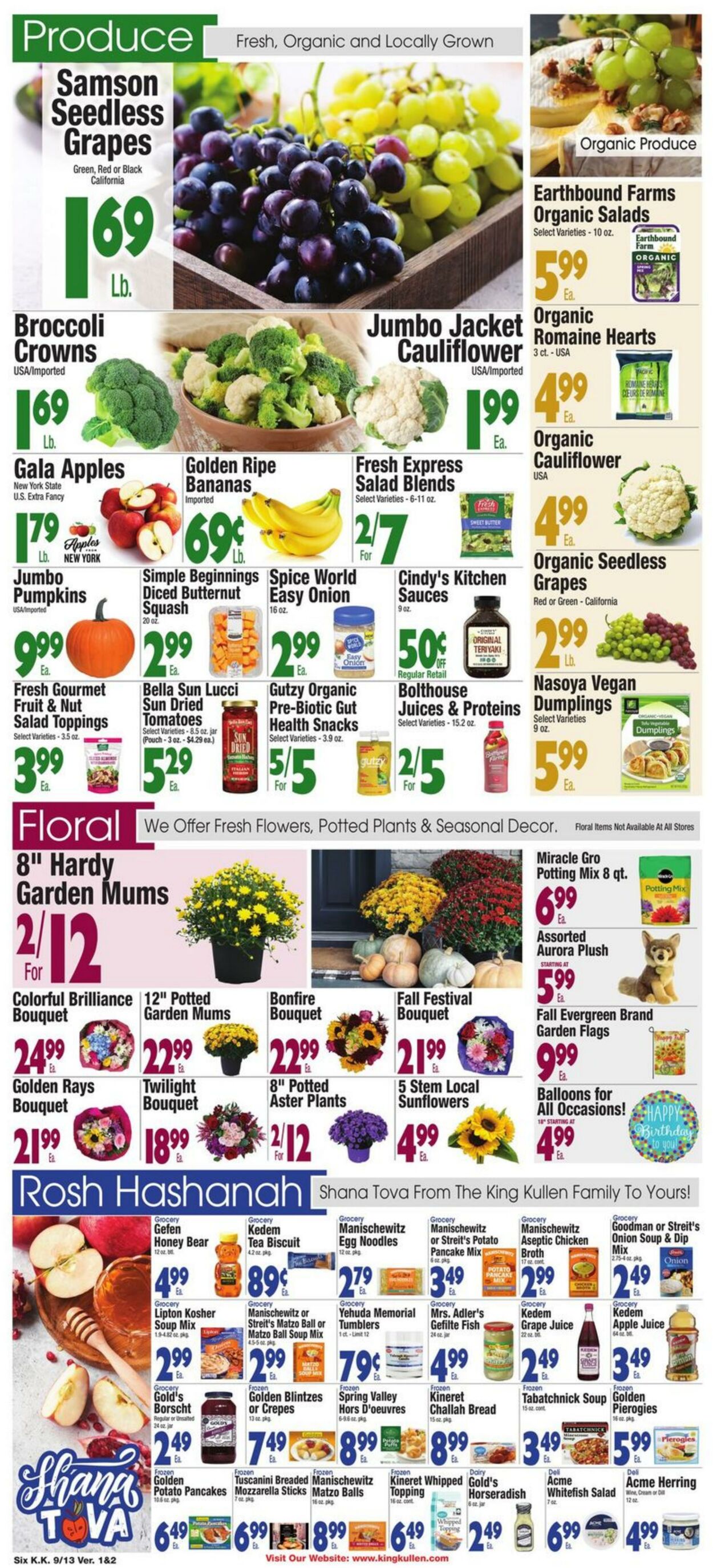 Weekly ad King Kullen 09/13/2024 - 09/19/2024