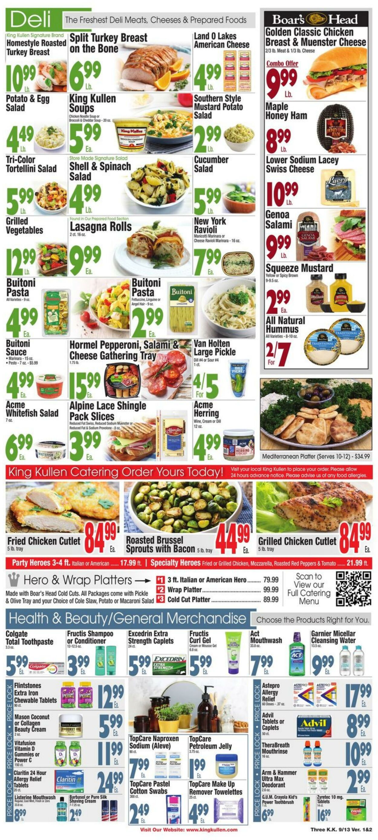 Weekly ad King Kullen 09/13/2024 - 09/19/2024