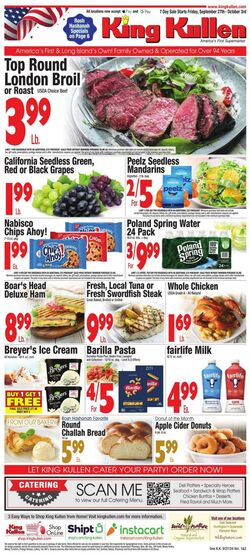 Weekly ad King Kullen 09/27/2024 - 10/03/2024