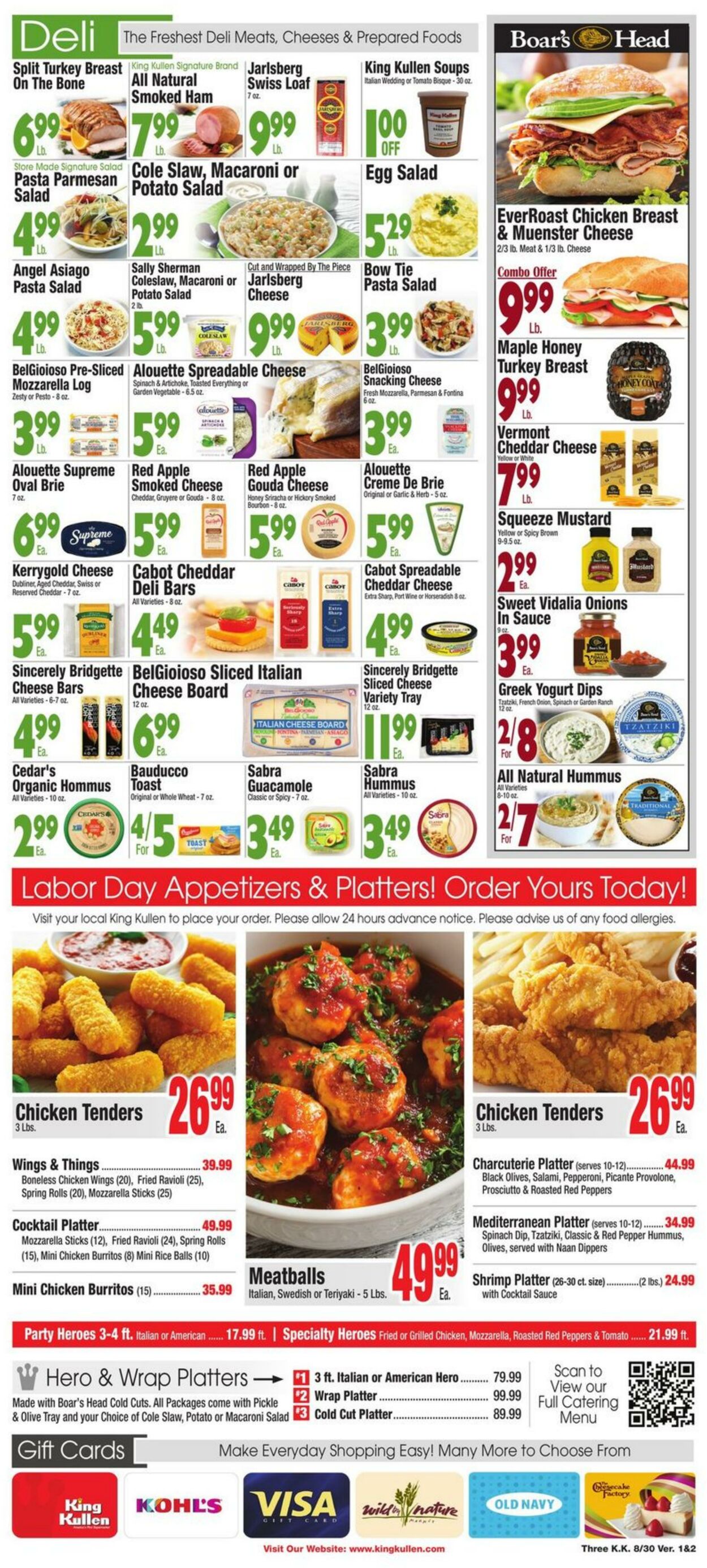 Weekly ad King Kullen 08/30/2024 - 09/05/2024