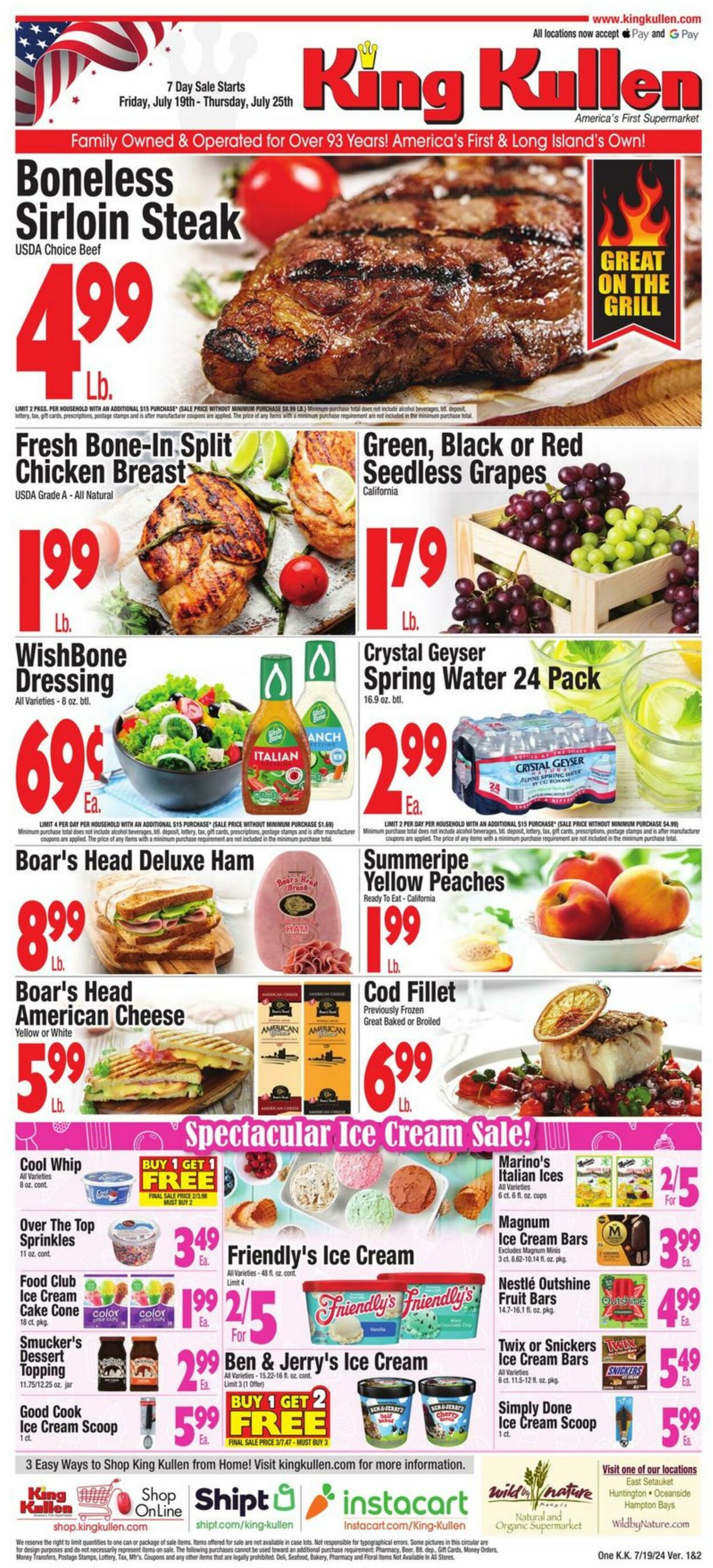 Weekly ad King Kullen 07/19/2024 - 07/25/2024