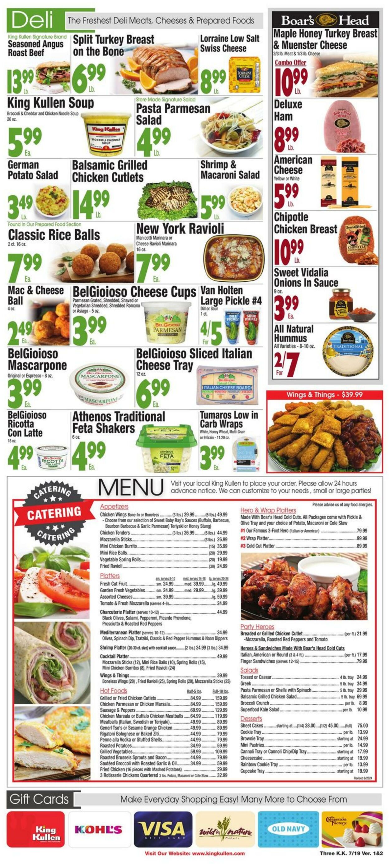 Weekly ad King Kullen 07/19/2024 - 07/25/2024