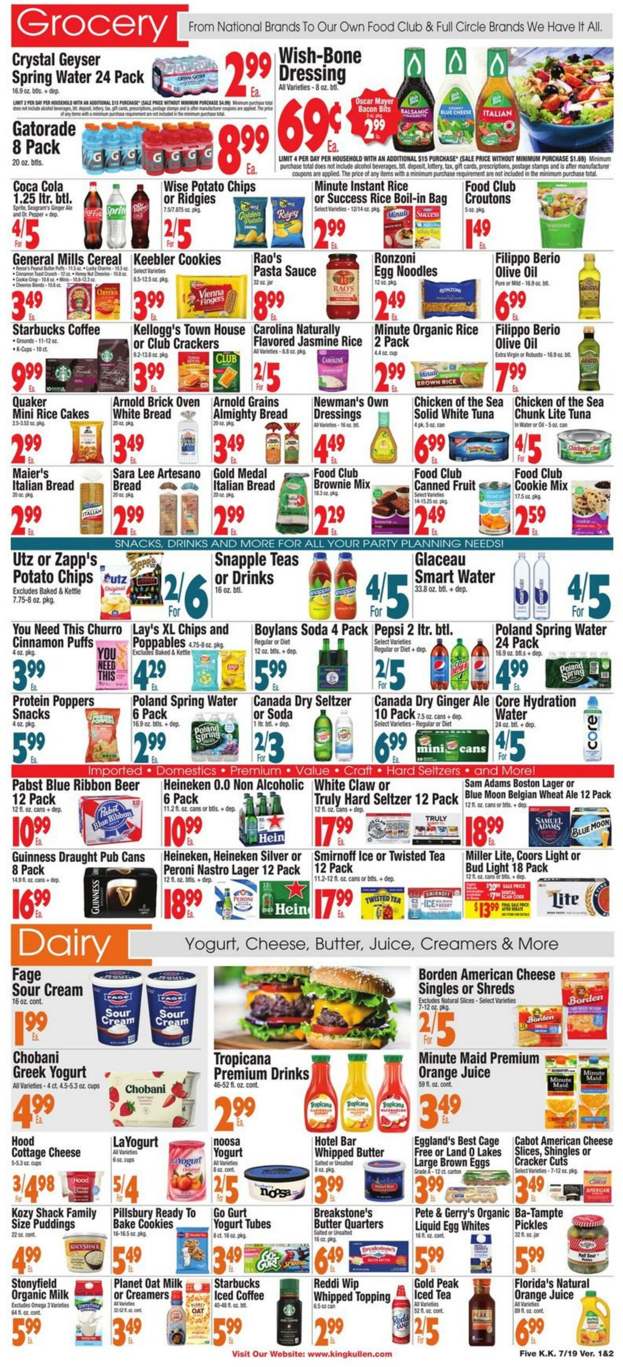 Weekly ad King Kullen 07/19/2024 - 07/25/2024