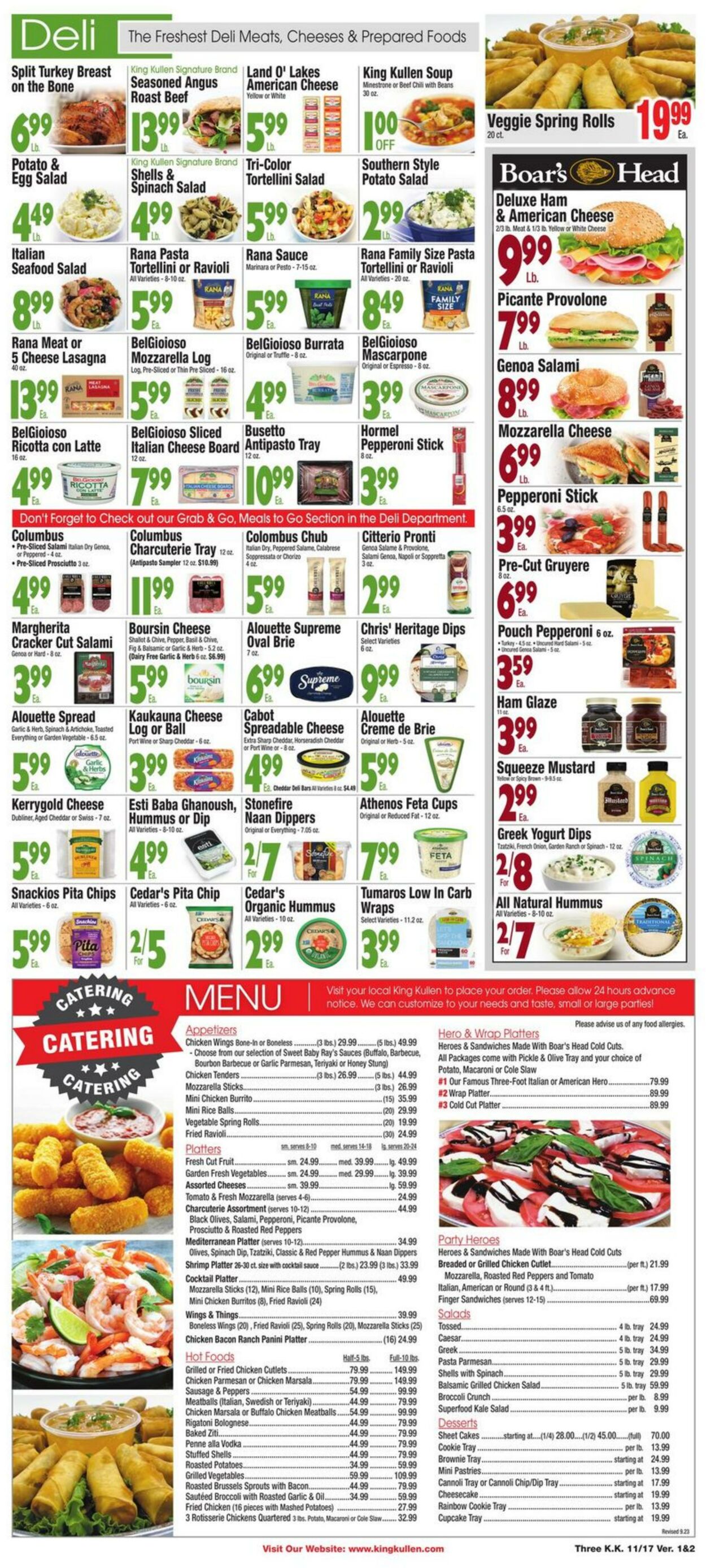 Weekly ad King Kullen 11/17/2023 - 11/23/2023