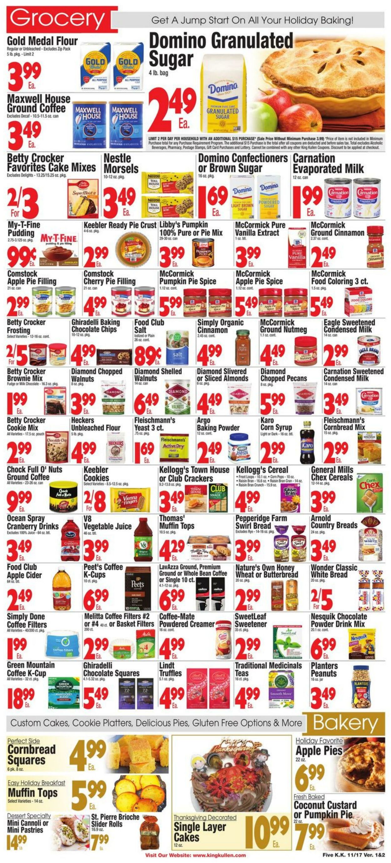 Weekly ad King Kullen 11/17/2023 - 11/23/2023