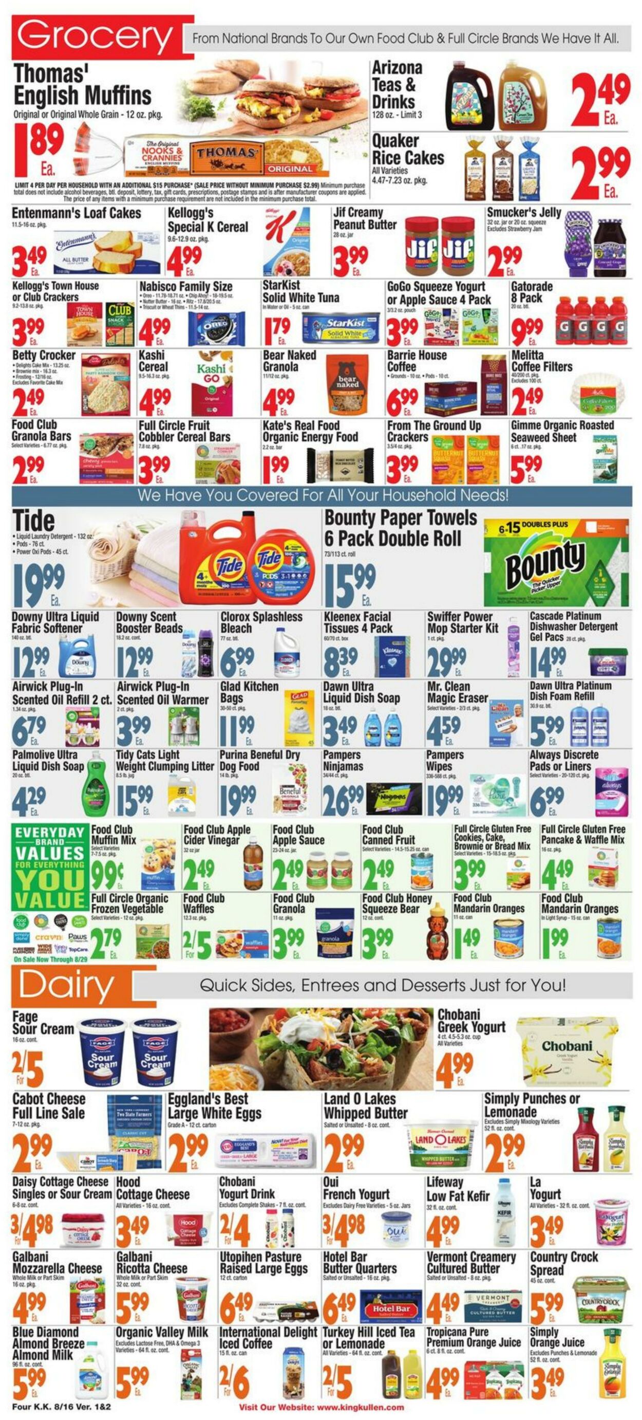 Weekly ad King Kullen 08/16/2024 - 08/22/2024