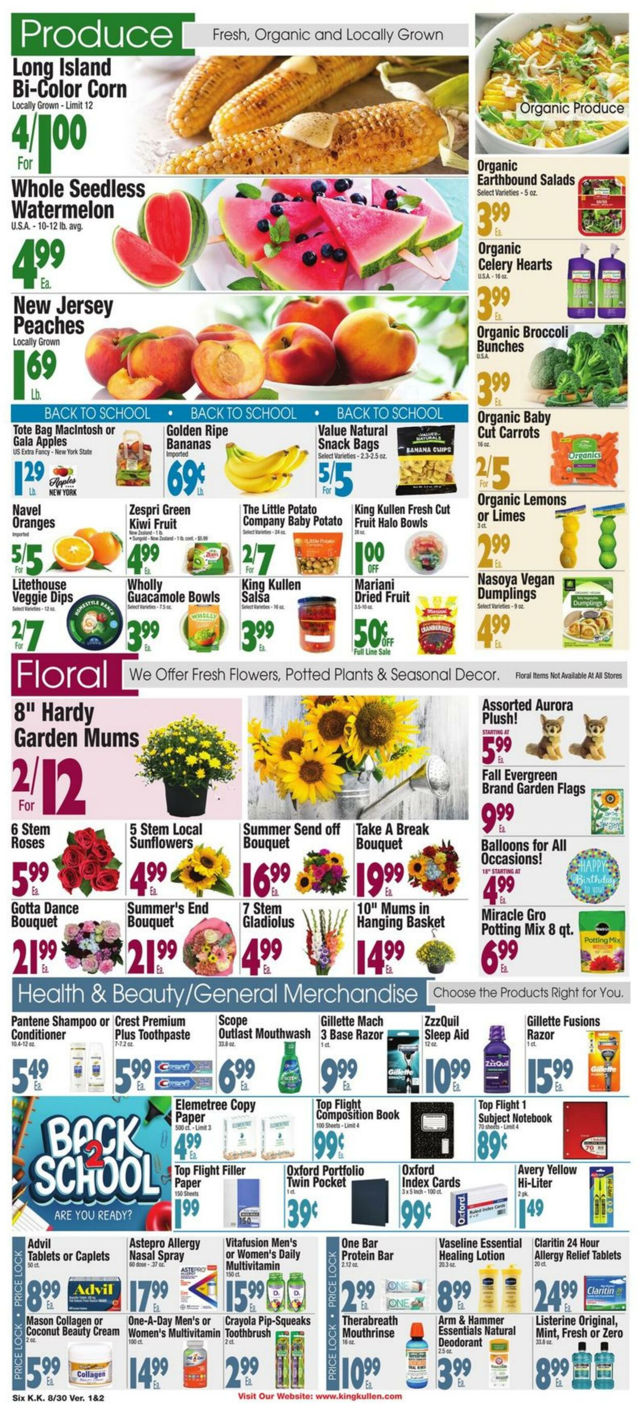 Weekly ad King Kullen 08/30/2024 - 09/05/2024