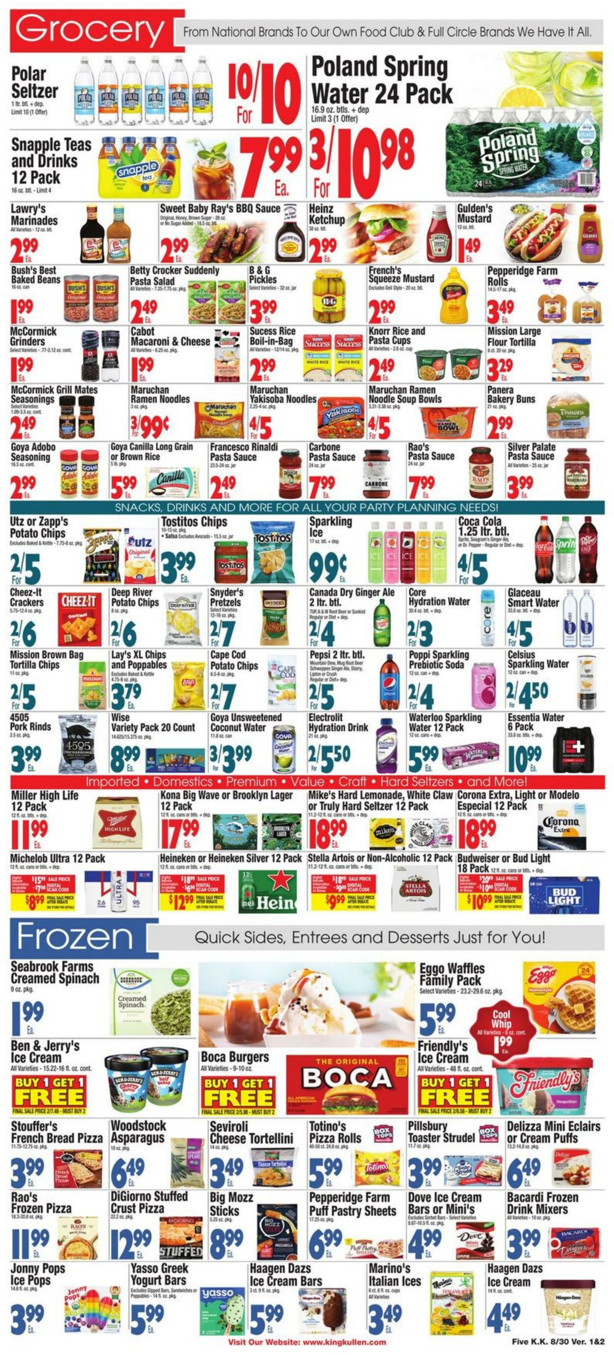 Weekly ad King Kullen 08/30/2024 - 09/05/2024