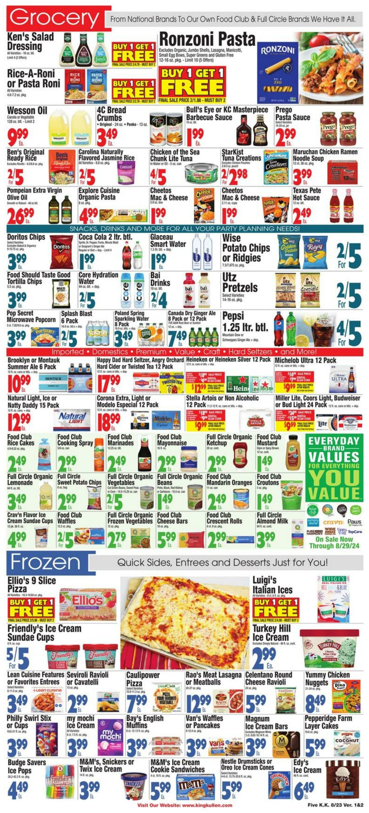 Weekly ad King Kullen 08/23/2024 - 08/29/2024