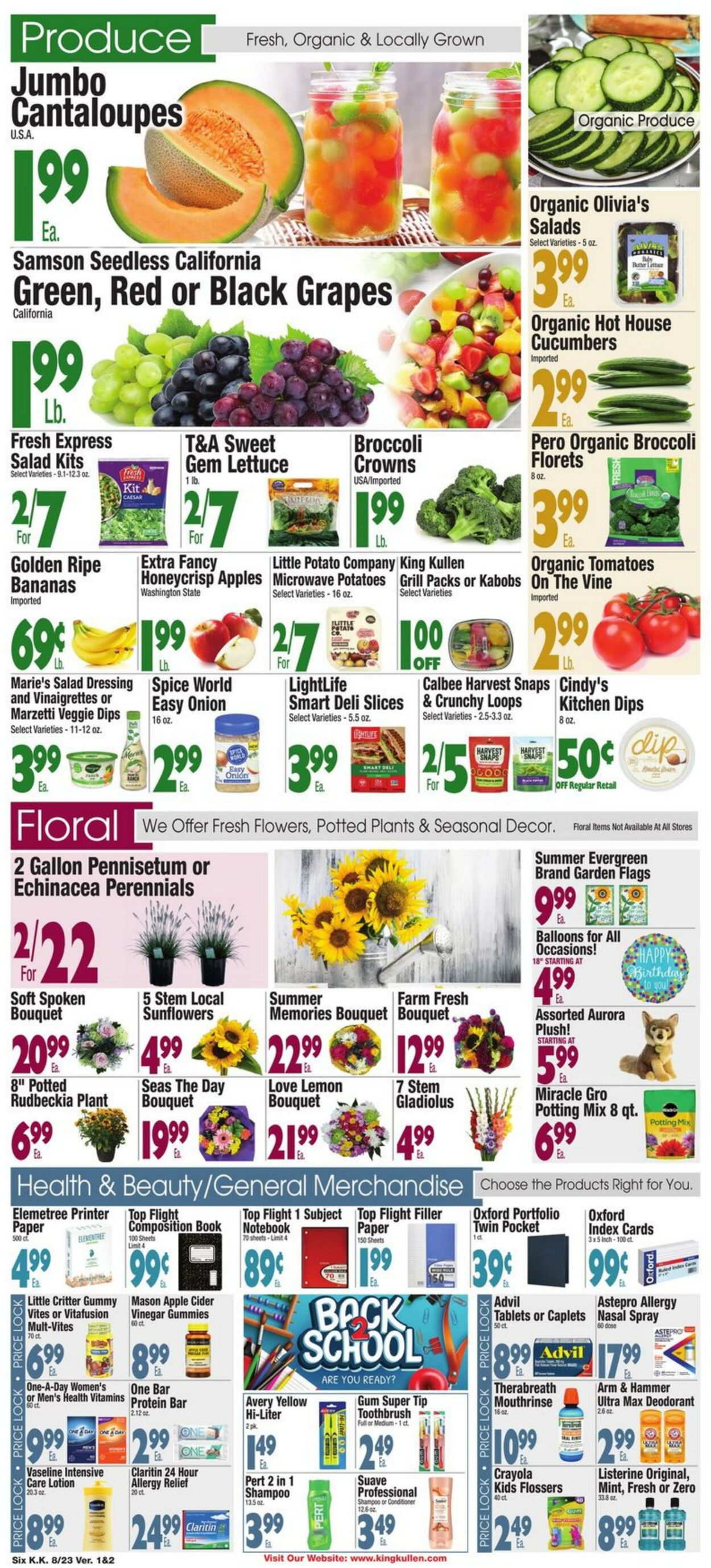 Weekly ad King Kullen 08/23/2024 - 08/29/2024