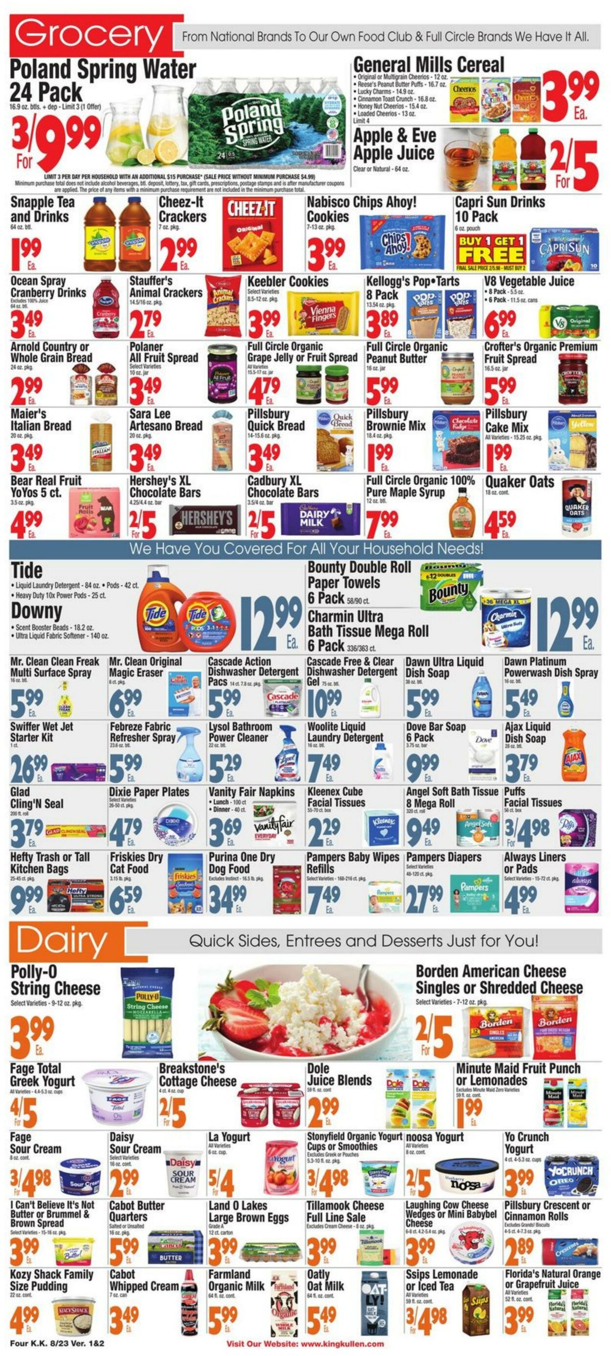 Weekly ad King Kullen 08/23/2024 - 08/29/2024