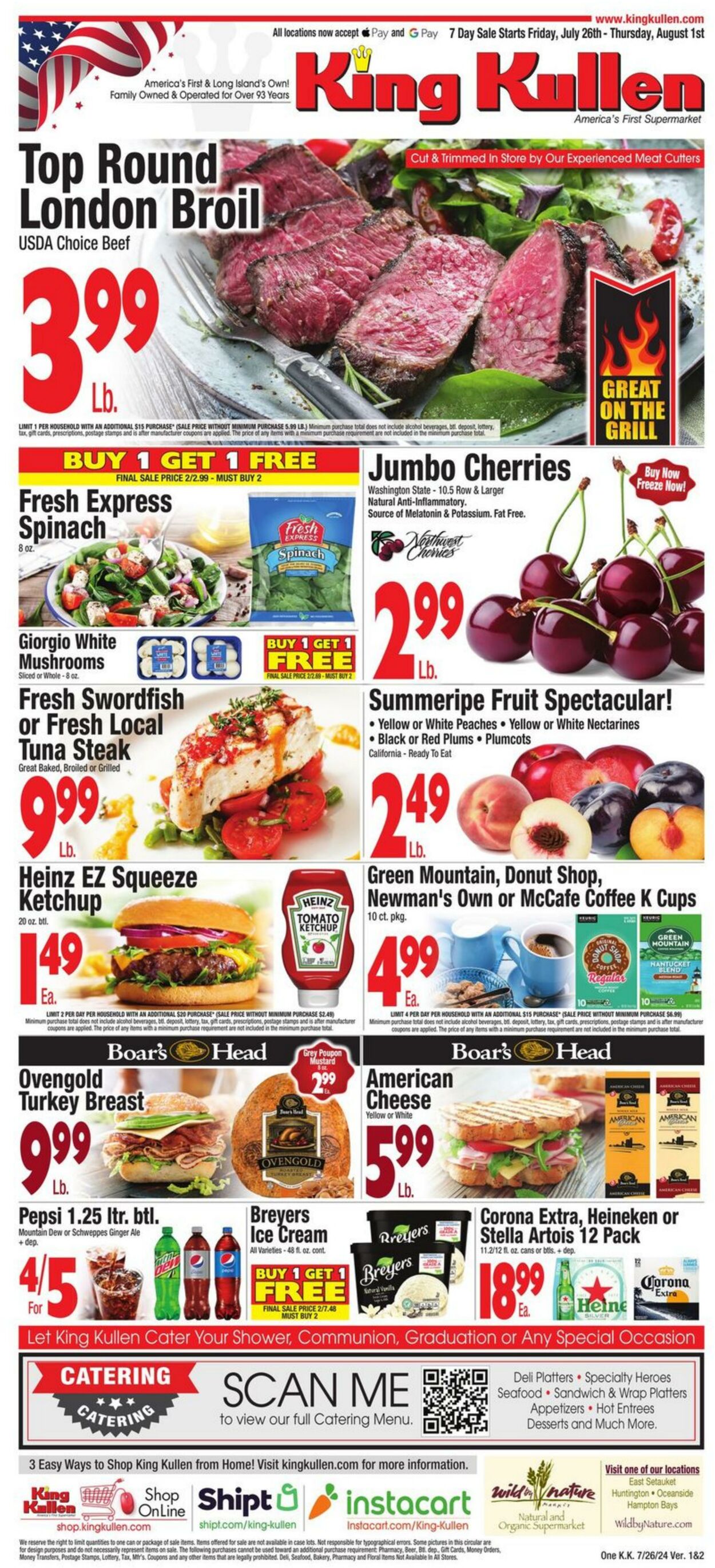 Weekly ad King Kullen 07/26/2024 - 08/01/2024