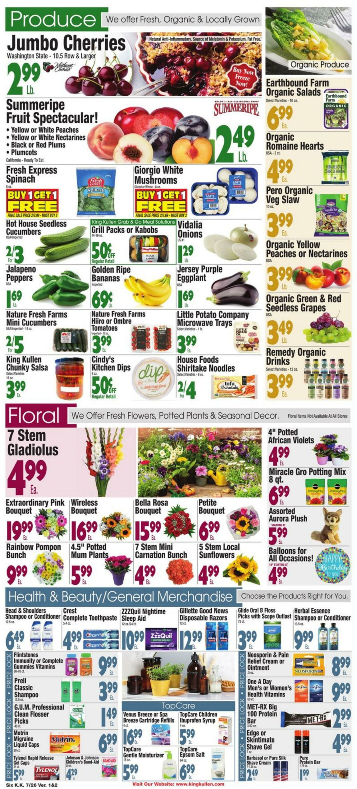 Weekly ad King Kullen 07/26/2024 - 08/01/2024