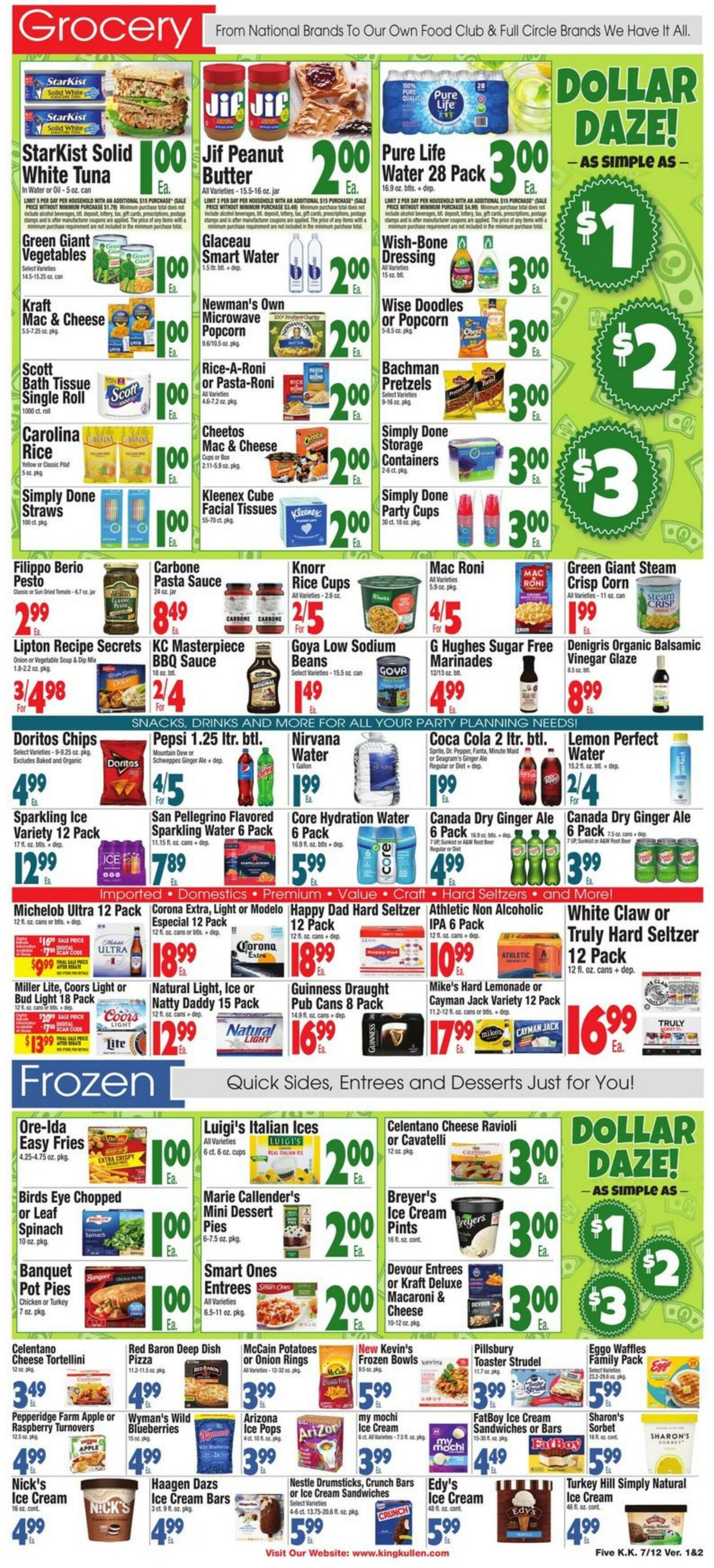 Weekly ad King Kullen 07/12/2024 - 07/18/2024