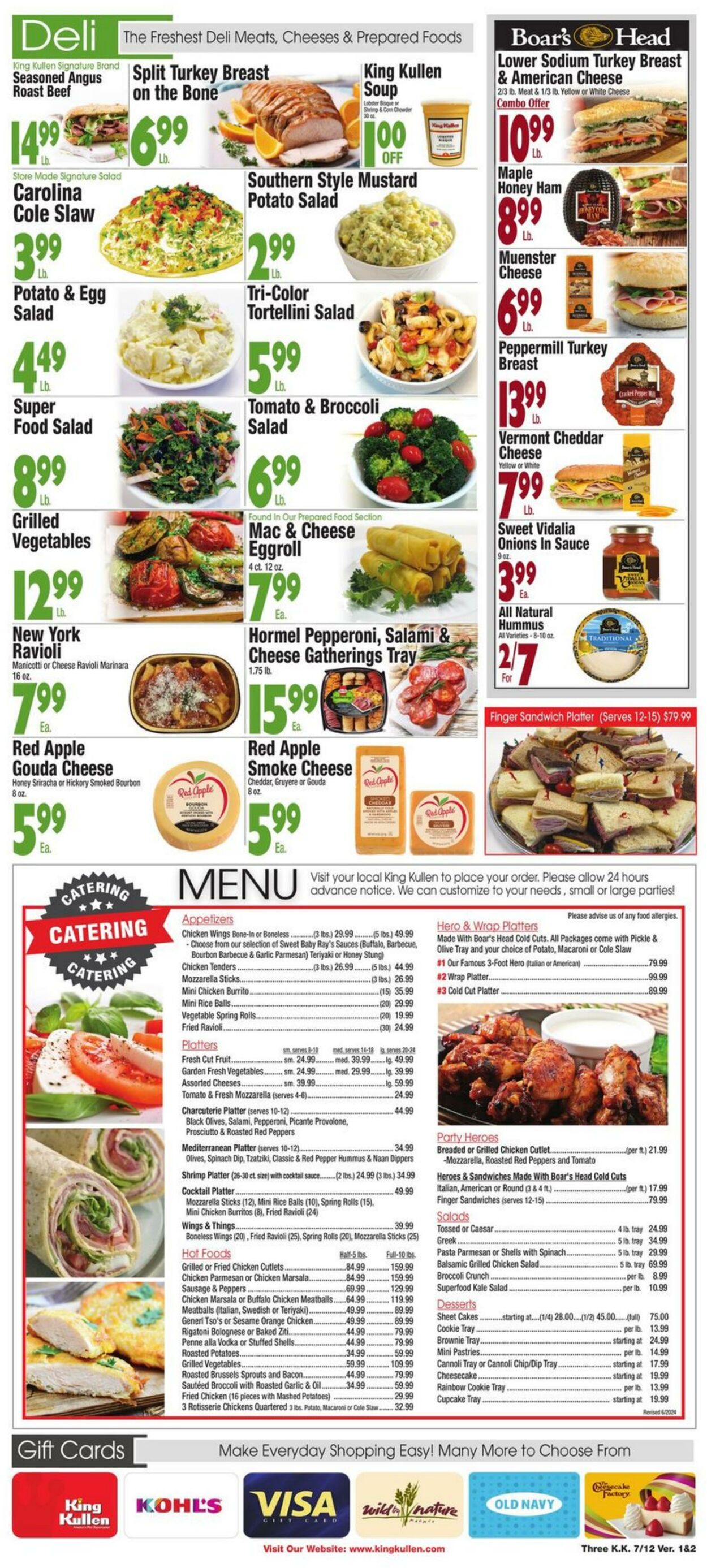 Weekly ad King Kullen 07/12/2024 - 07/18/2024