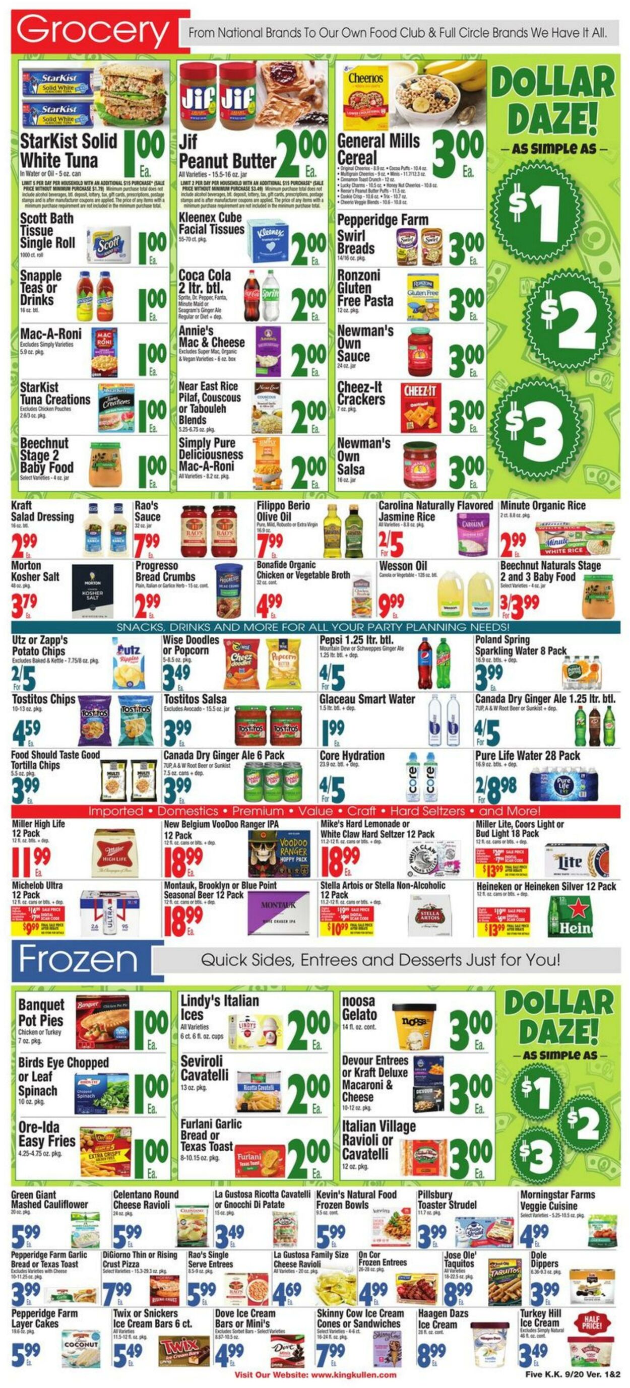 Weekly ad King Kullen 09/20/2024 - 09/26/2024