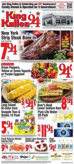 Weekly ad King Kullen 08/02/2024 - 08/08/2024