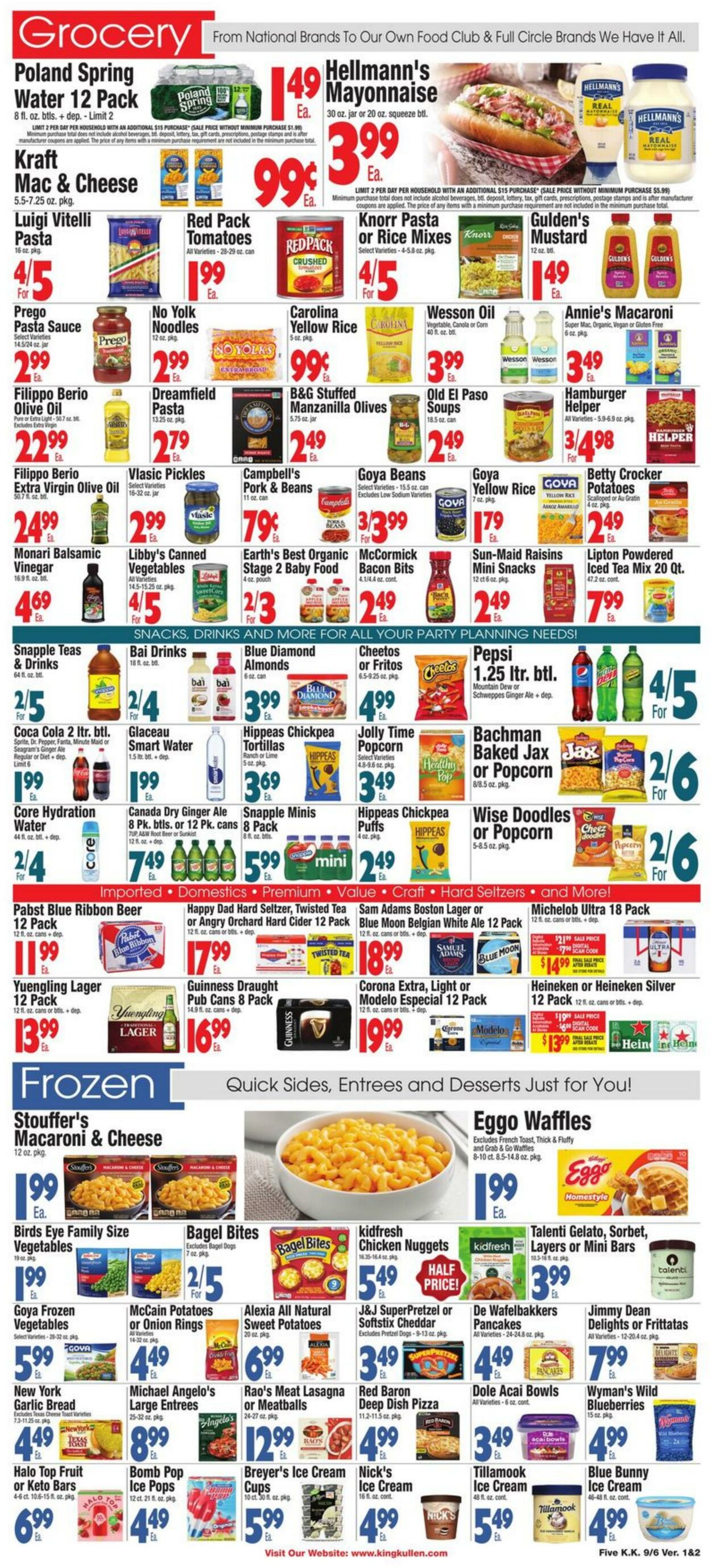 Weekly ad King Kullen 09/06/2024 - 09/12/2024