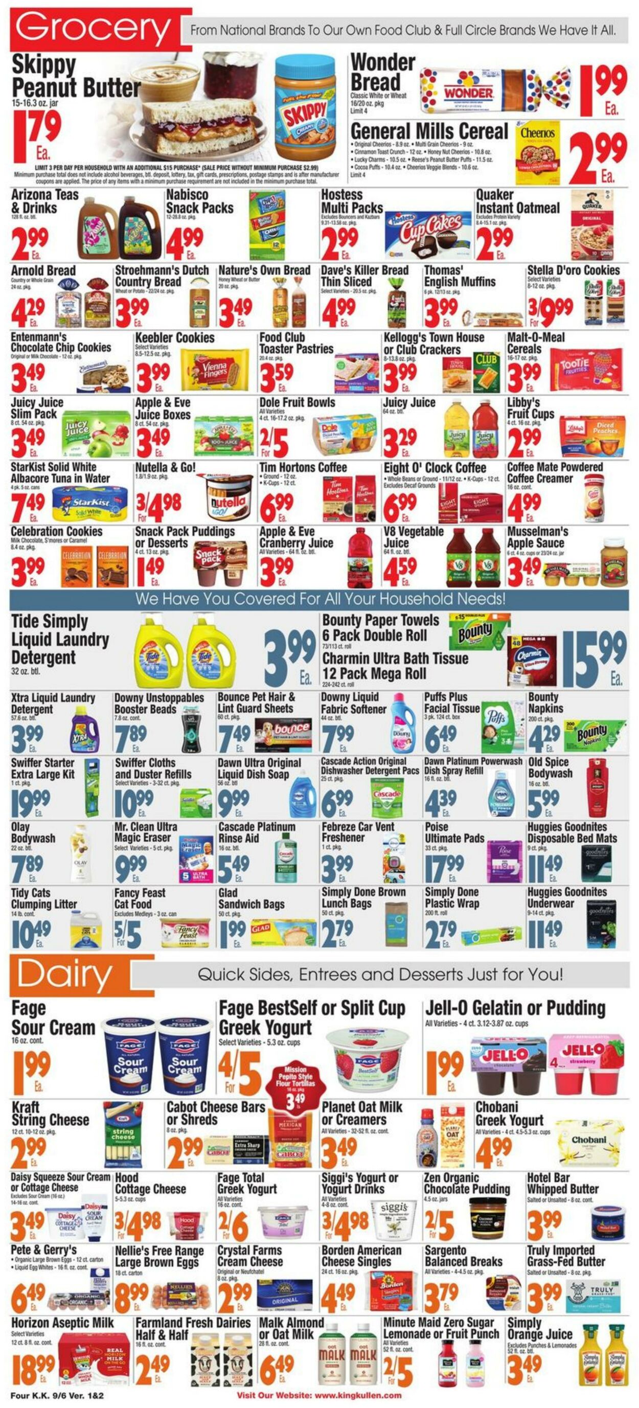 Weekly ad King Kullen 09/06/2024 - 09/12/2024