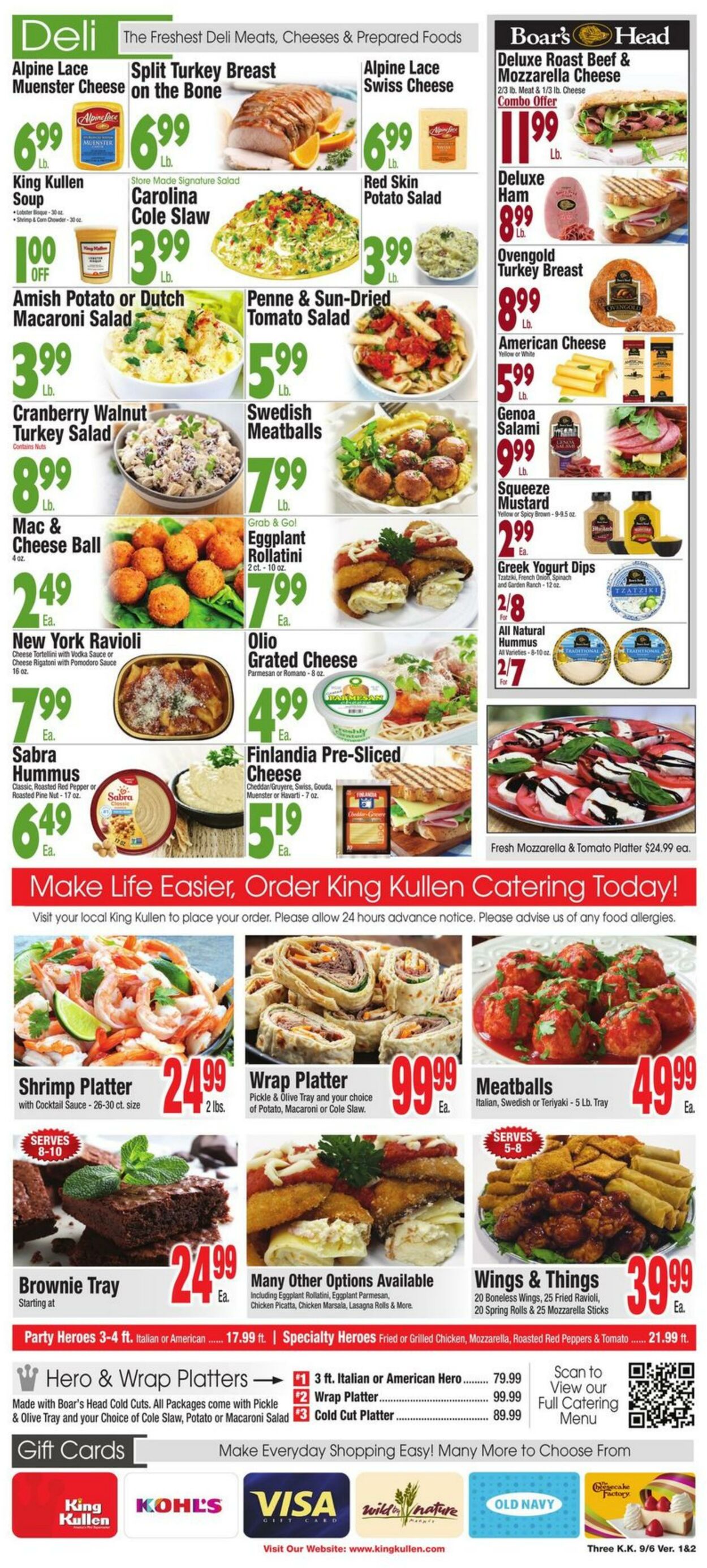 Weekly ad King Kullen 09/06/2024 - 09/12/2024