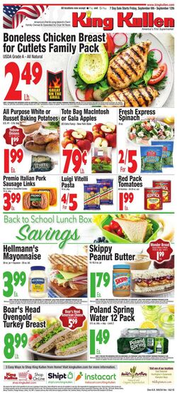 Weekly ad King Kullen 08/16/2024 - 08/22/2024