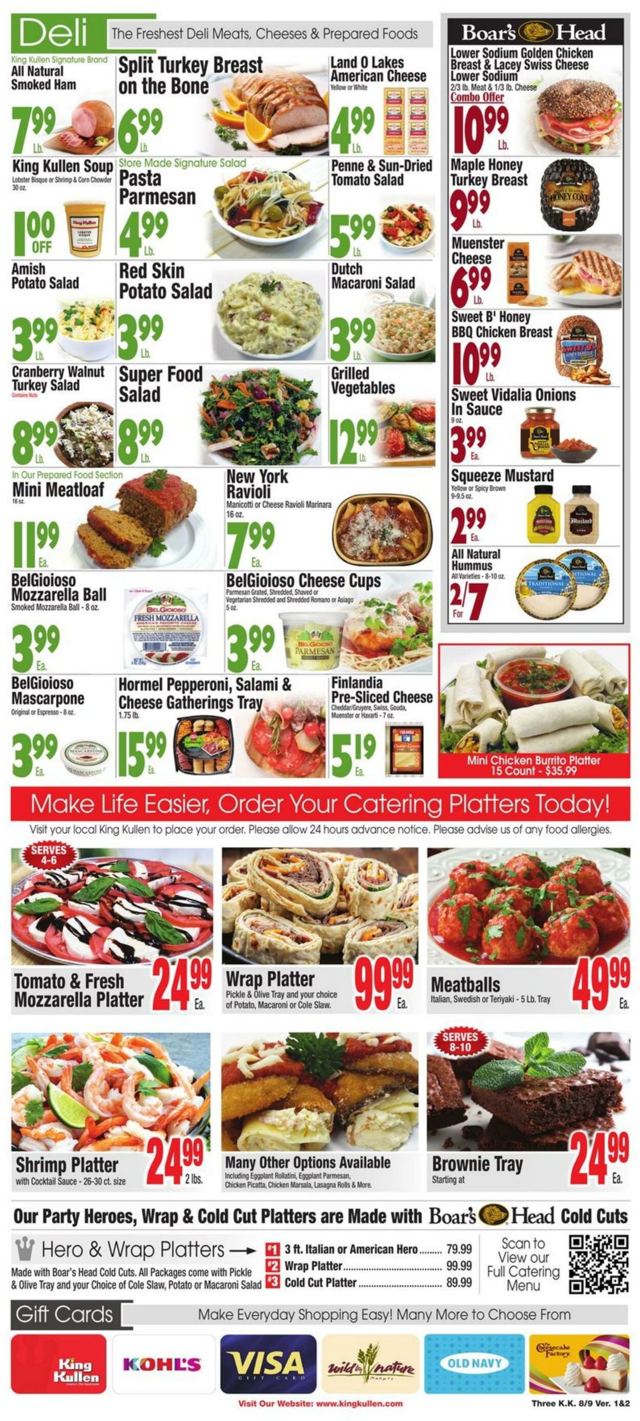 Weekly ad King Kullen 08/09/2024 - 08/15/2024