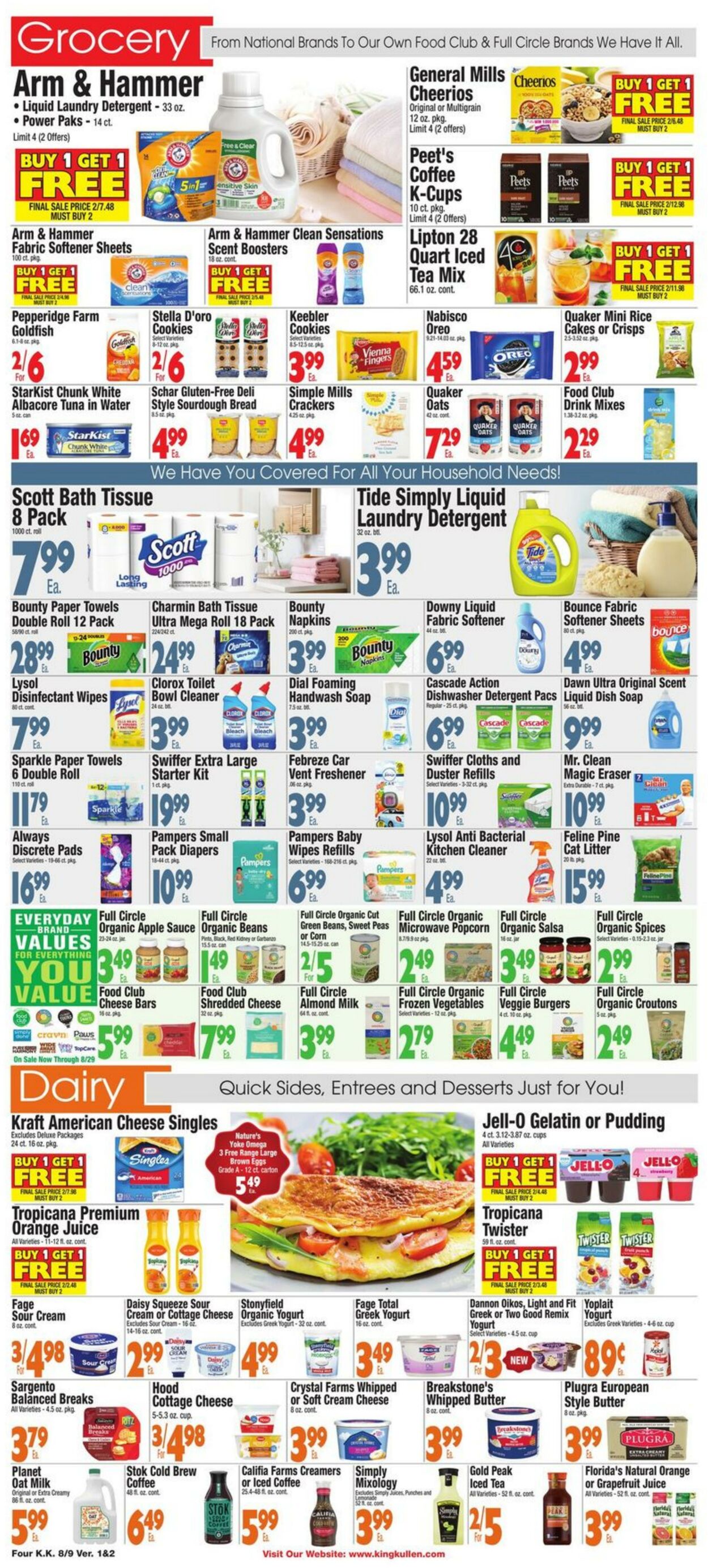 Weekly ad King Kullen 08/09/2024 - 08/15/2024