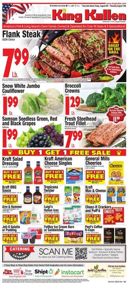 Weekly ad King Kullen 07/12/2024 - 07/18/2024