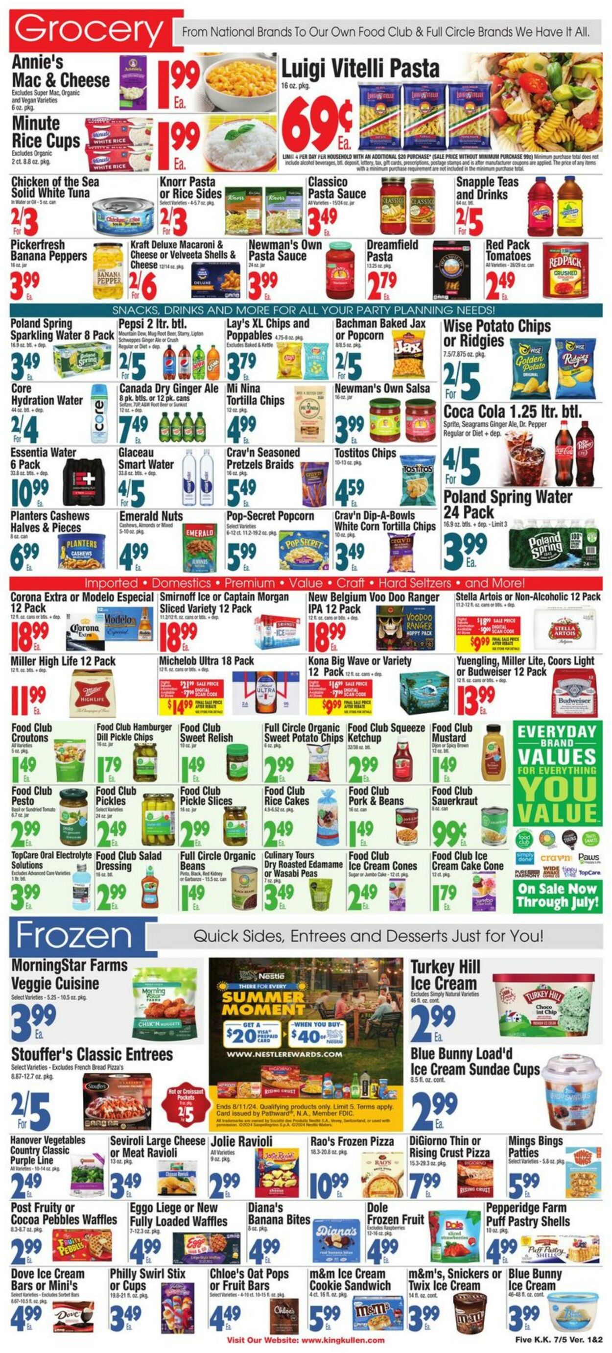 Weekly ad King Kullen 07/05/2024 - 07/11/2024