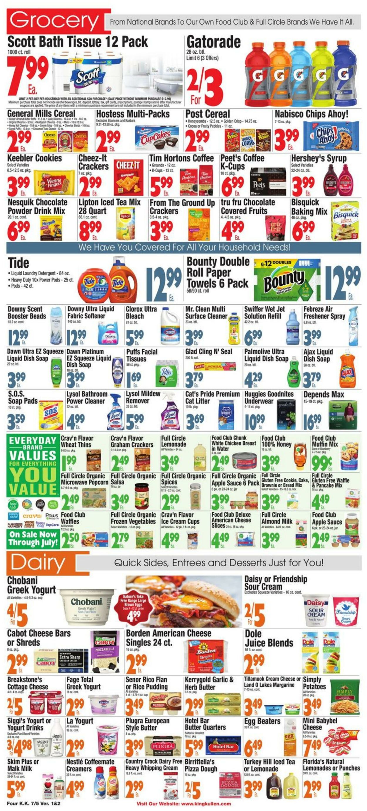 Weekly ad King Kullen 07/05/2024 - 07/11/2024