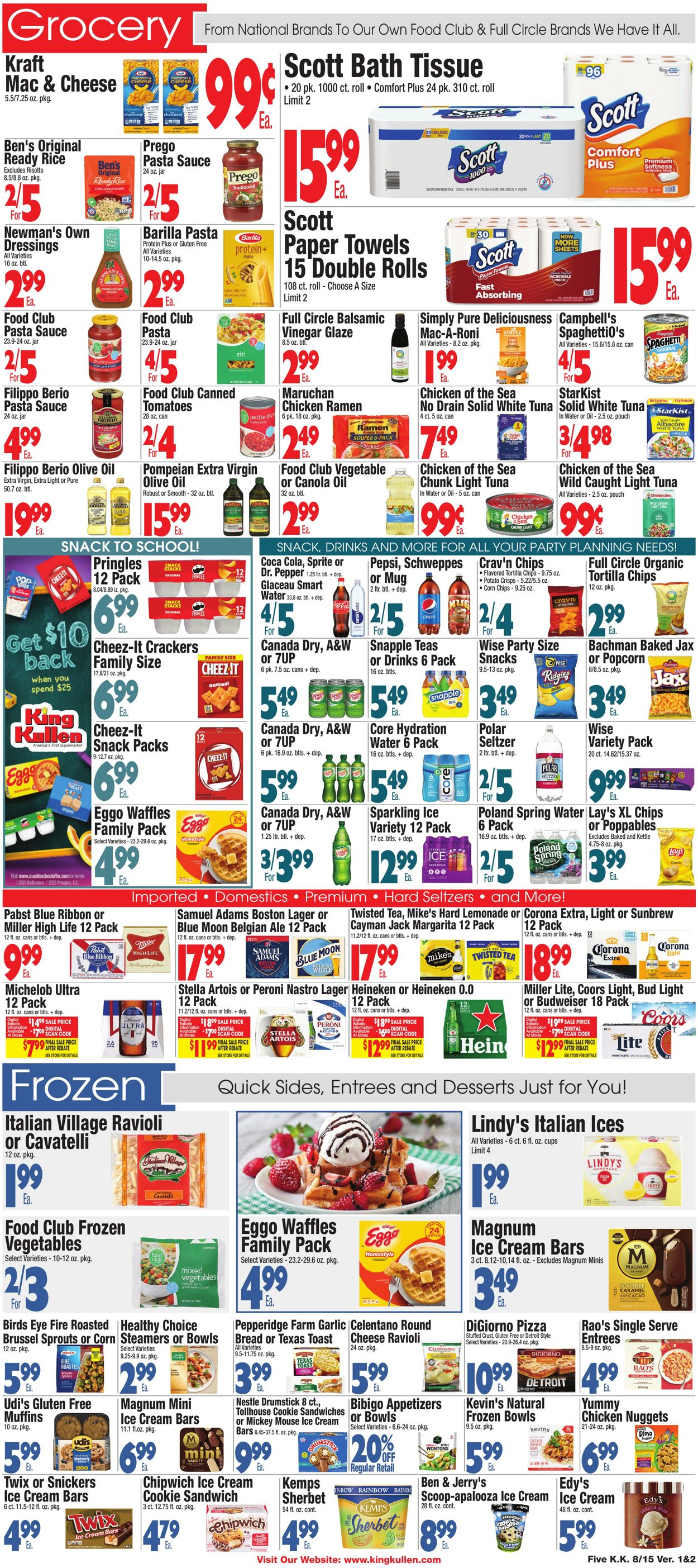 Weekly ad King Kullen 08/14/2025 - 08/21/2025