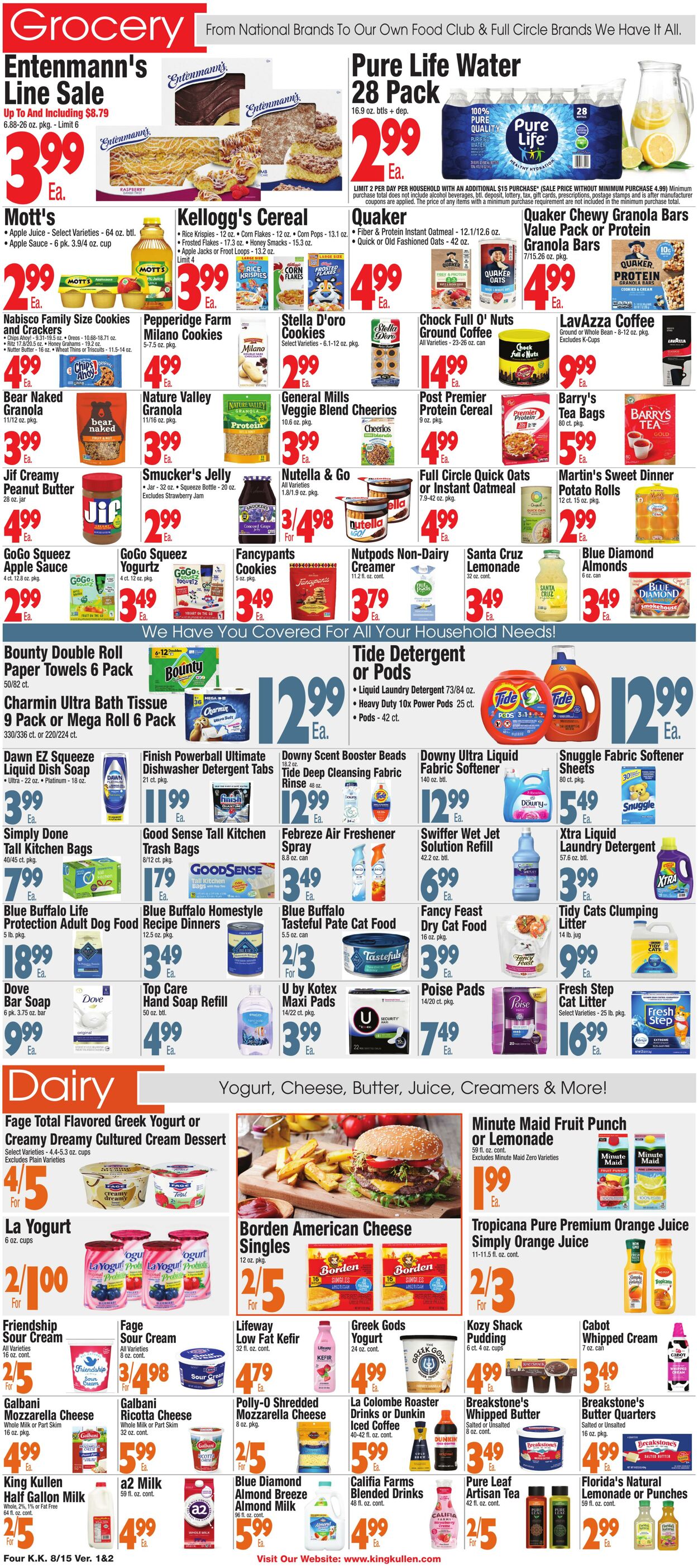 Weekly ad King Kullen 08/14/2025 - 08/21/2025