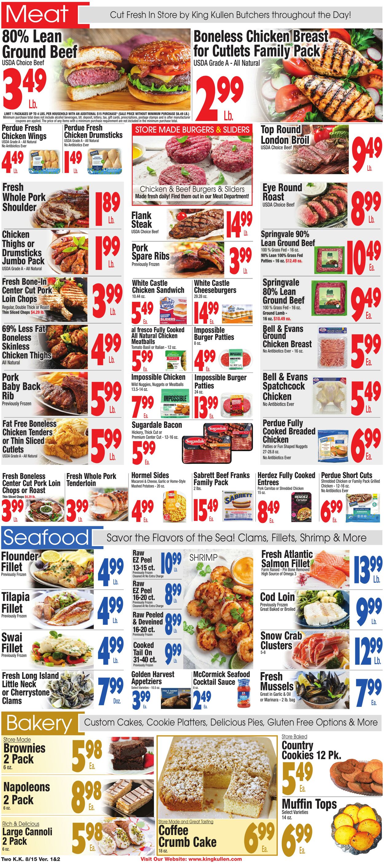 Weekly ad King Kullen 08/14/2025 - 08/21/2025