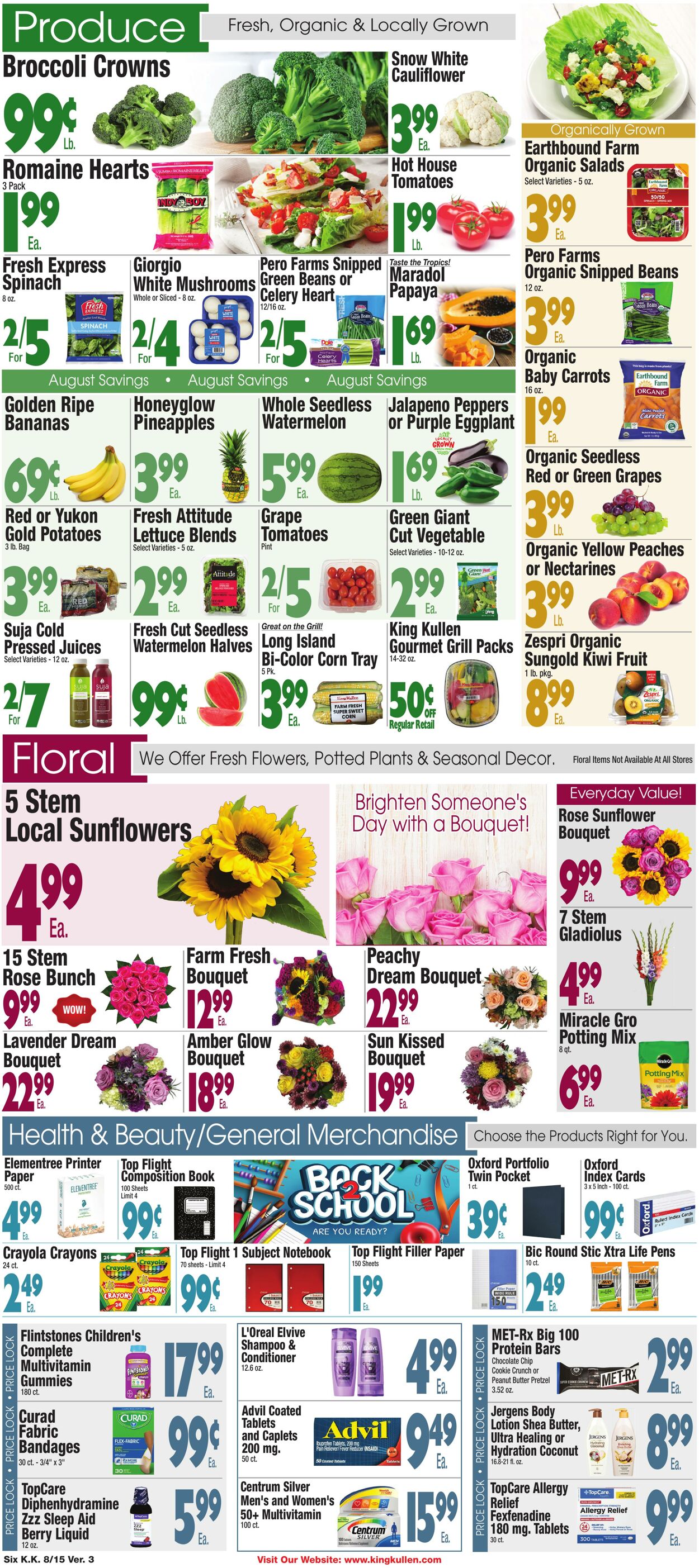 Weekly ad King Kullen 08/14/2025 - 08/21/2025