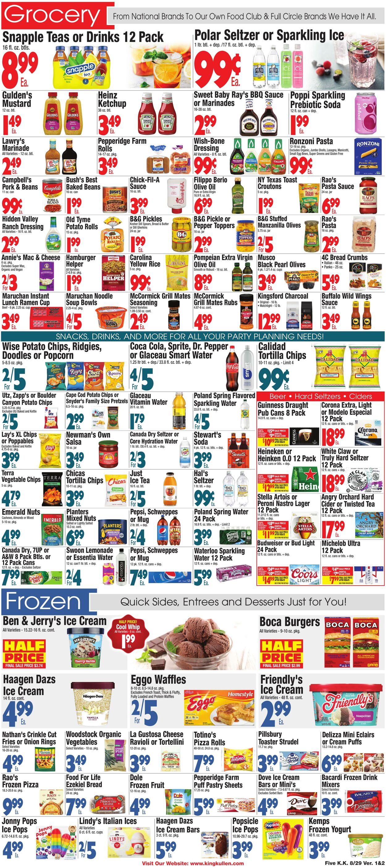 Weekly ad King Kullen 08/28/2025 - 09/04/2025