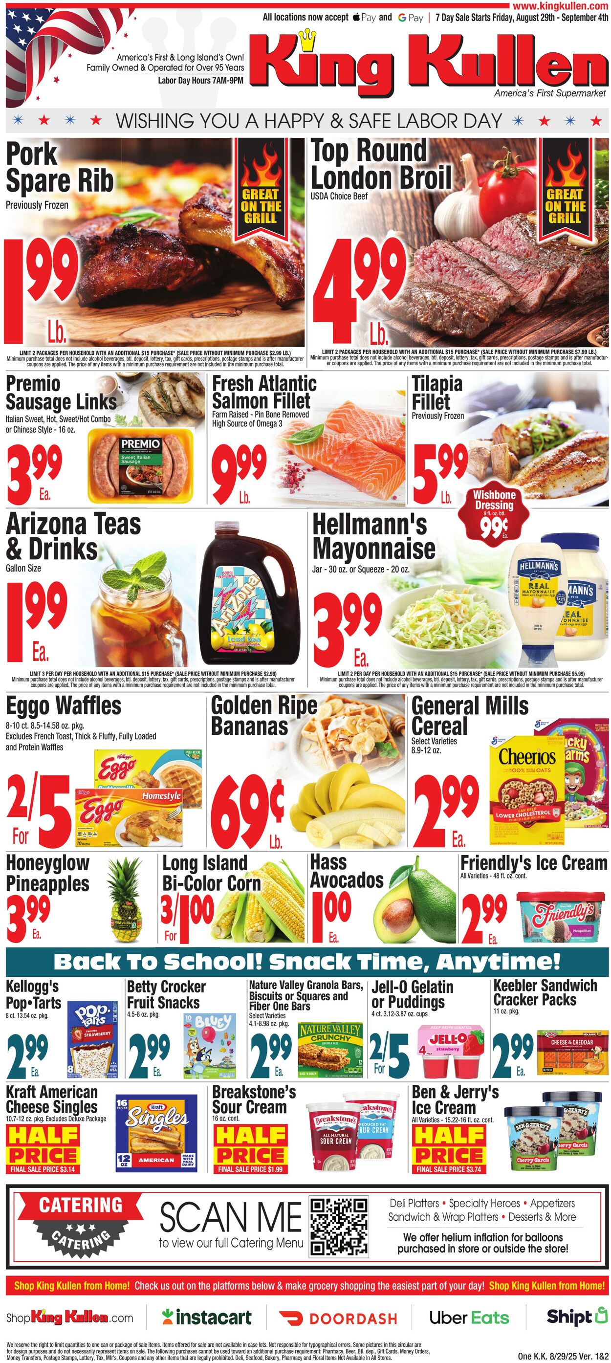 Weekly ad King Kullen 08/28/2025 - 09/04/2025