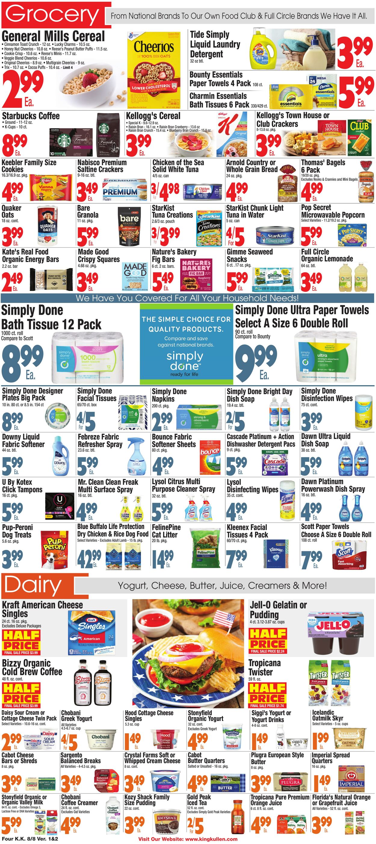 Weekly ad King Kullen 08/07/2025 - 08/14/2025