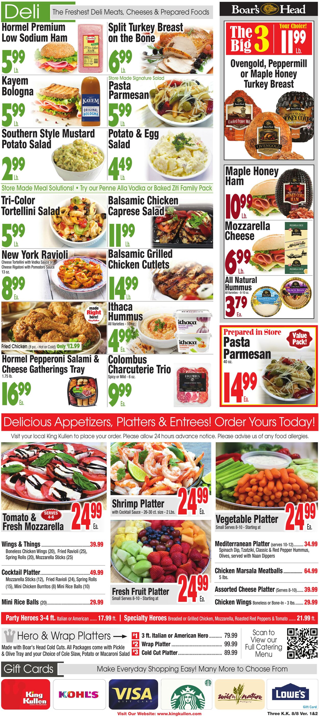 Weekly ad King Kullen 08/07/2025 - 08/14/2025