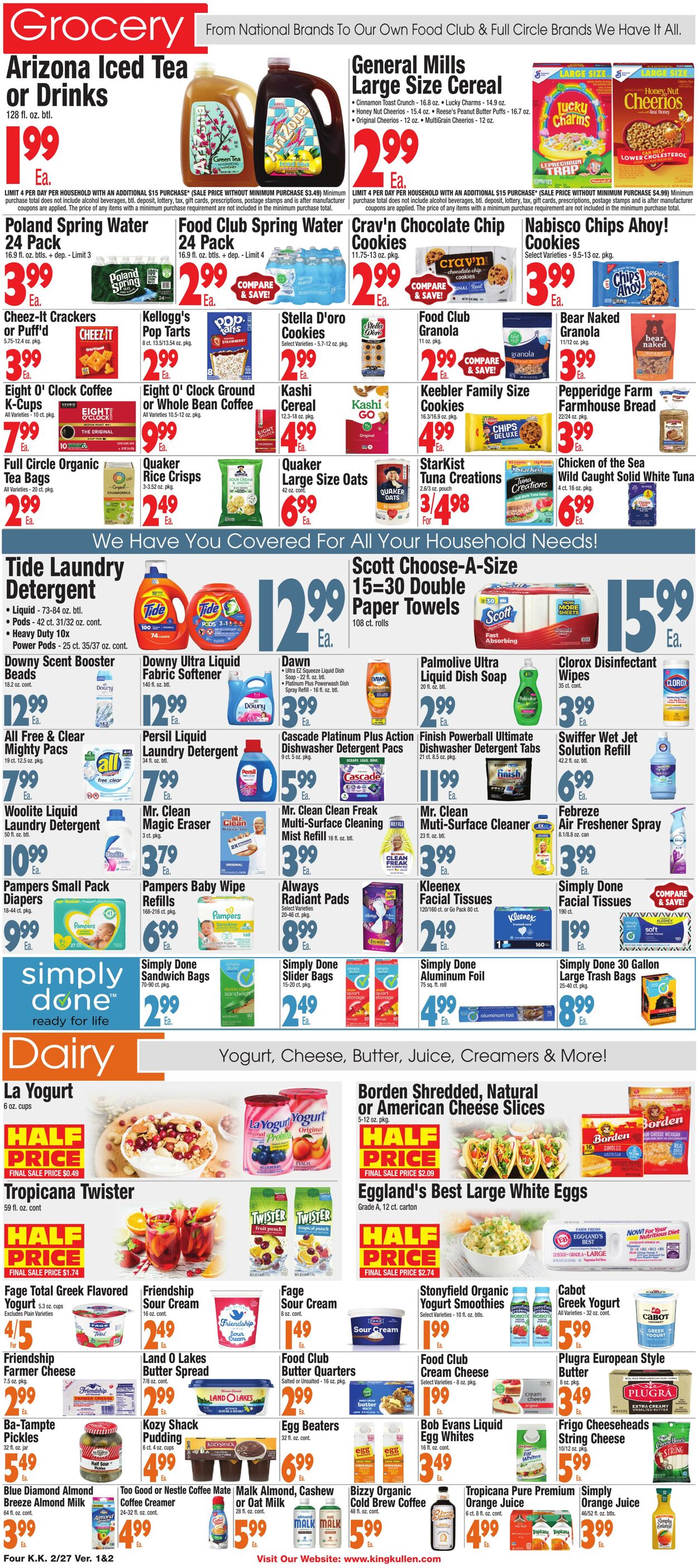 Weekly ad King Kullen 02/26/2026 - 03/05/2026