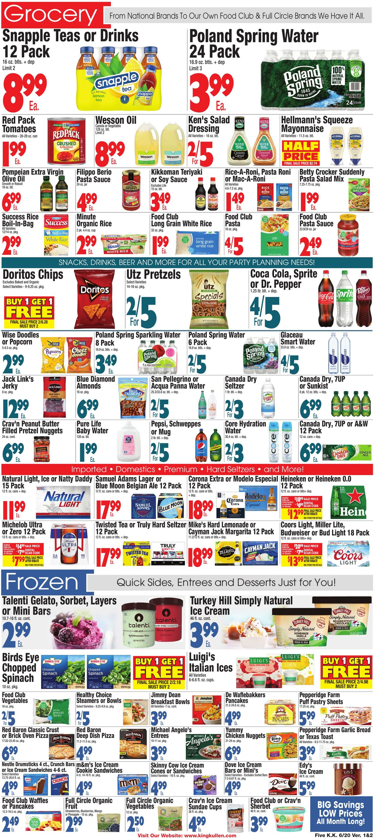 Weekly ad King Kullen 06/19/2025 - 06/26/2025